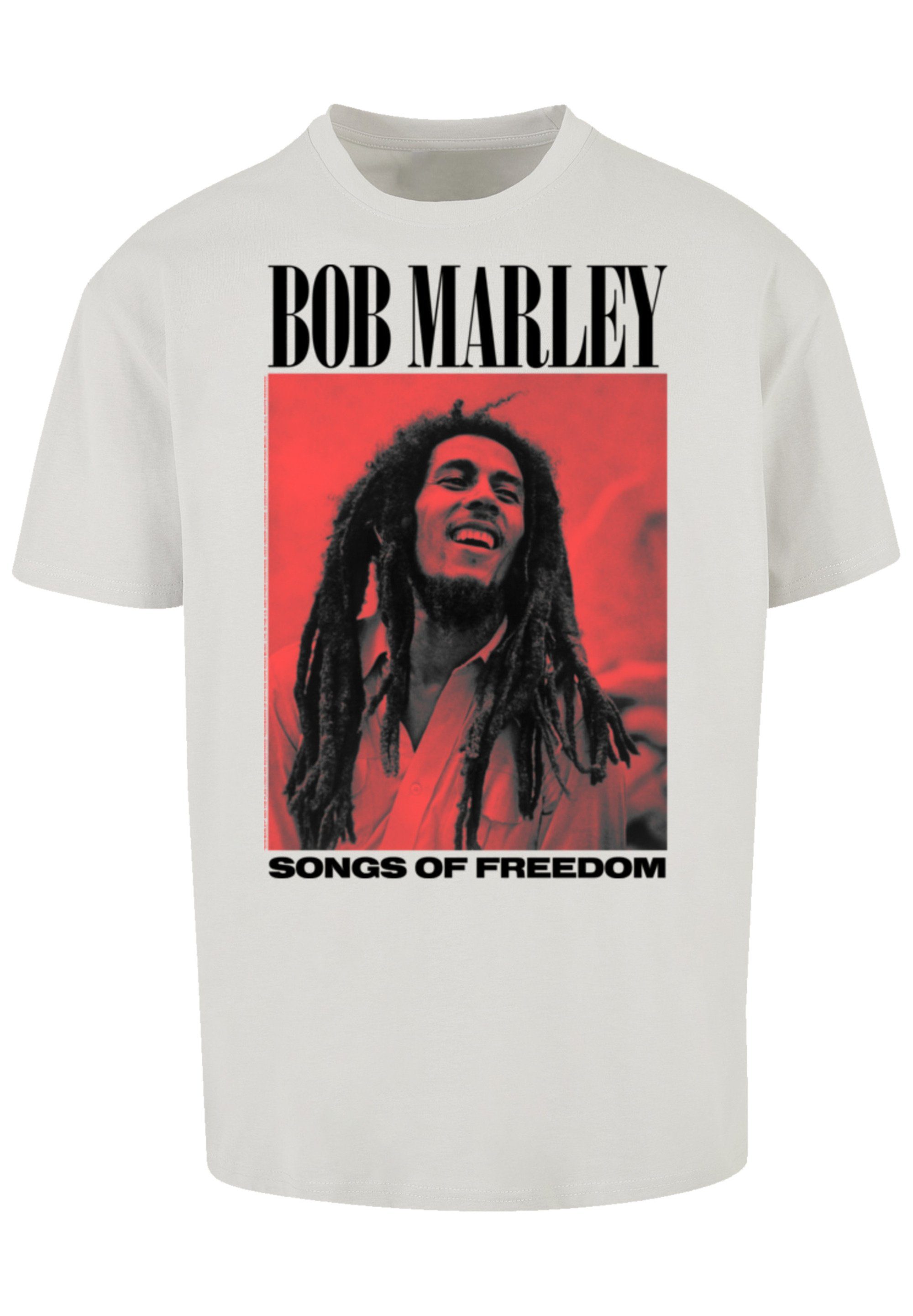 F4NT4STIC T-Shirt Reggae Musik, Music lightasphalt Songs Freedom By Off Bob Rock Marley Of Premium Qualität