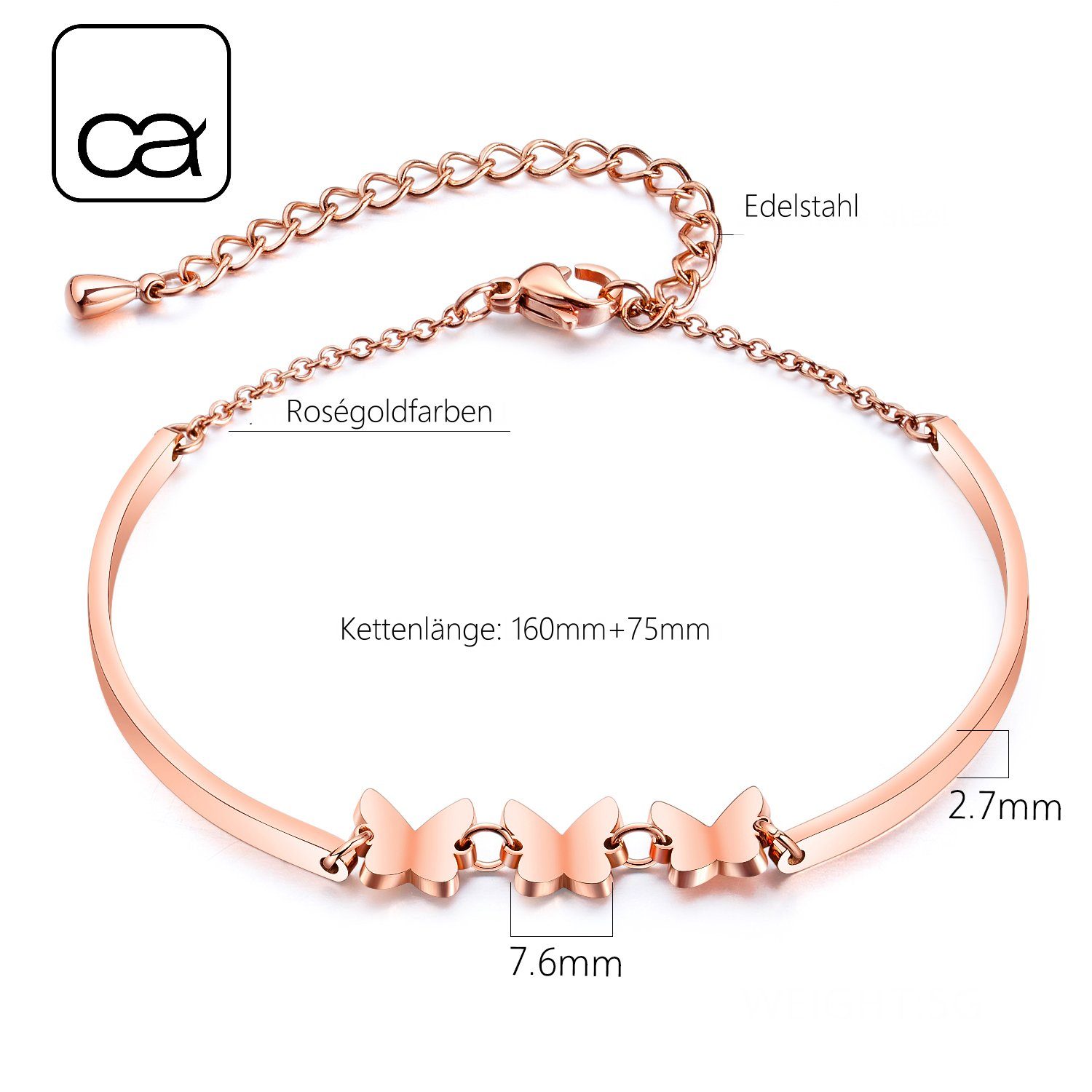 COLLEZIONE ALESSANDRO Armband Papillon (1-tlg)