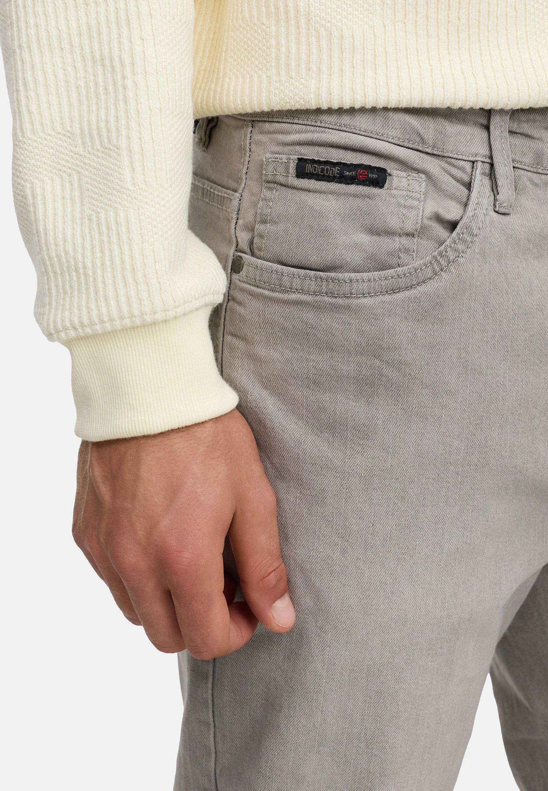 Indicode Regular-fit-Jeans Herren Texas Jeanshose Hose Herrenhose Jeanshose im Five-Pocket Stil