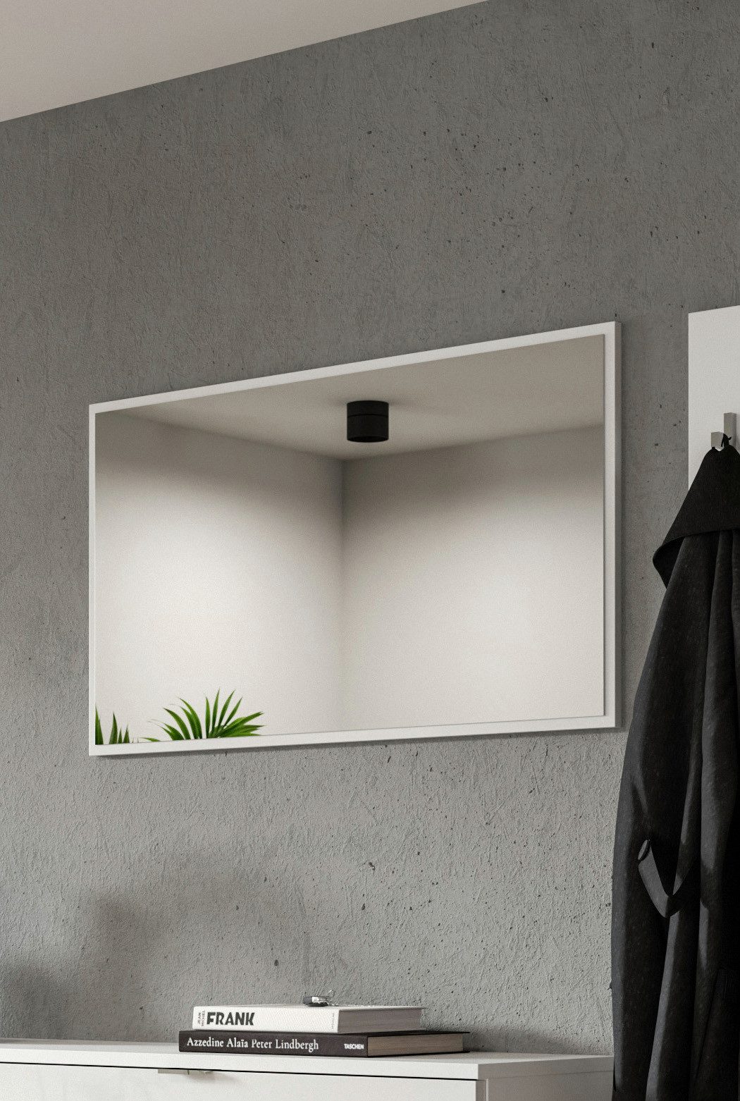 Home affaire Spiegel Trondheim, Spiegel Breite 92 cm (1-St), große Spiegelfläche, Gardeobenspiegel, Flur, Diele