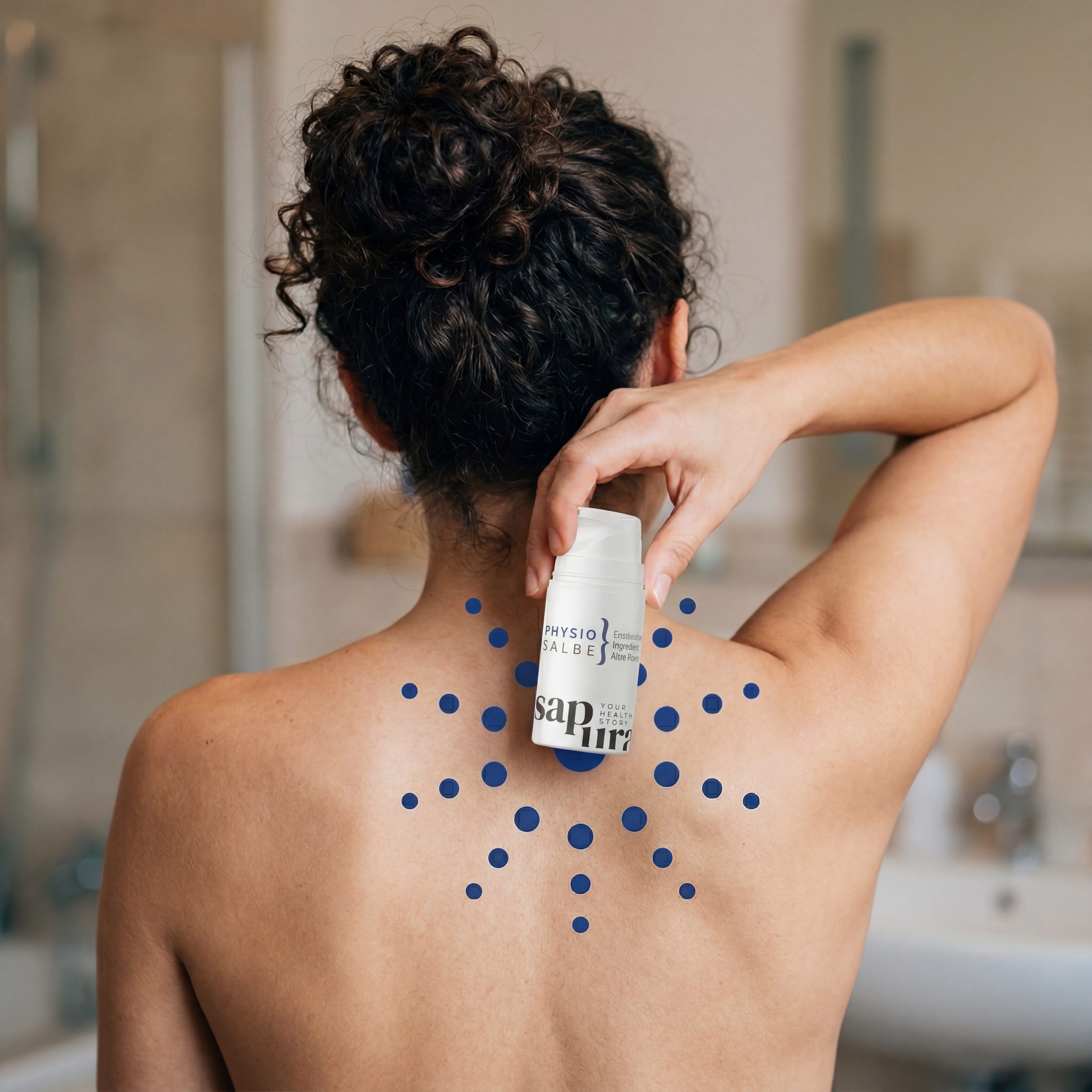 SAPURA Health Körpergel Physio Kühlsalbe Schmerzsalbe, Menthol Eukalyptus bei Muskelkater, 2-tlg., Kühlgel bei sportlicher Überanstrengung
