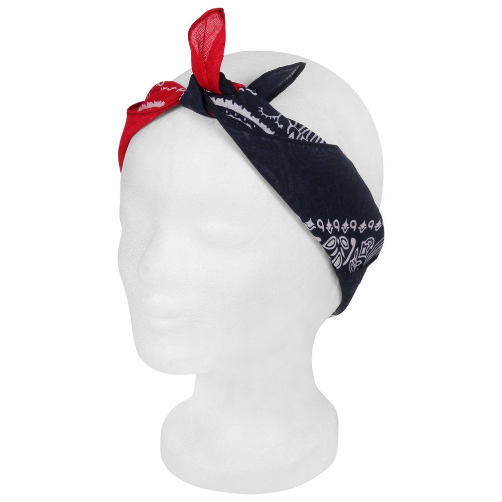 Goodman Design Bandana Halstuch Multifunktionstuch % 100 Kopftuch Paisley, Baumwolle