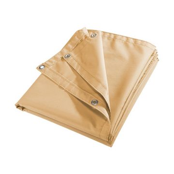 CelinaSun Balkonsichtschutz Seitenmarkise vertikal BASIC PES mit Drahtseil 2,30x1,40m sandbeige