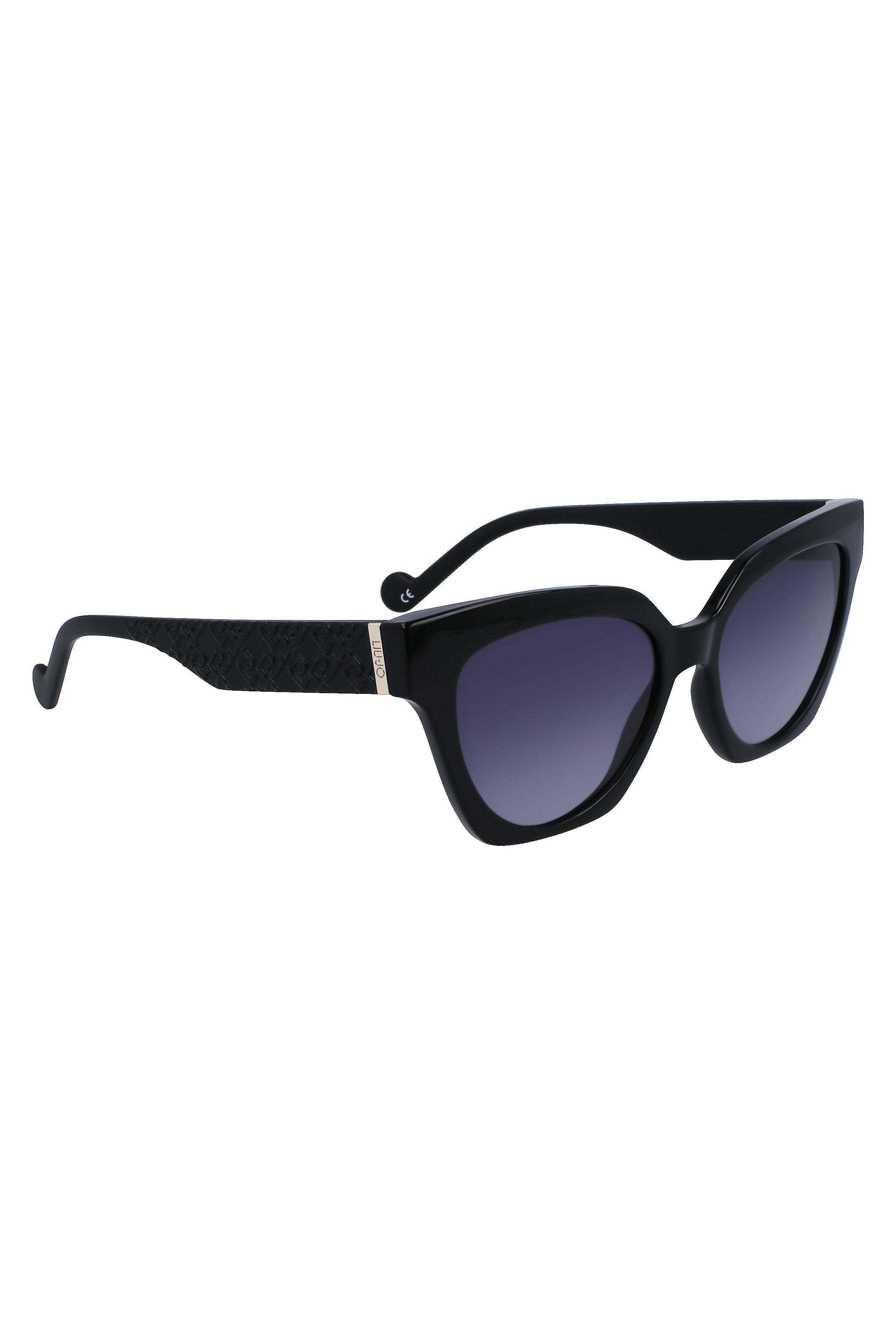 Liu Jo Sonnenbrille Stylische Damen-Sonnenbrille in Schwarz mit runden Gläsern 55mm