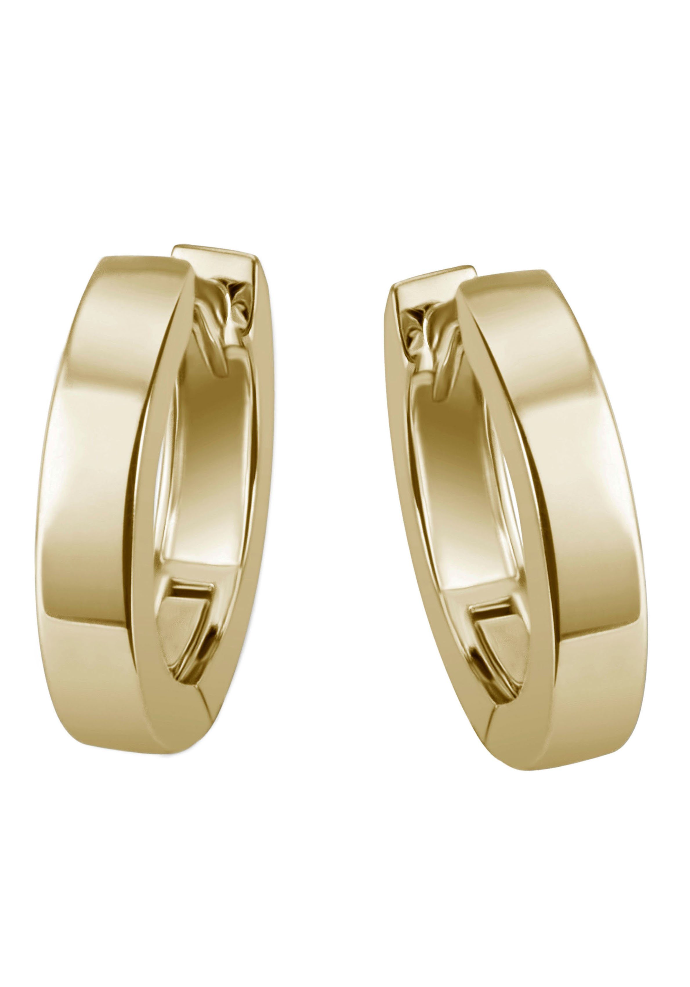Paar Creolen Schmuck Geschenk Silber 925 Ohrschmuck glänzend