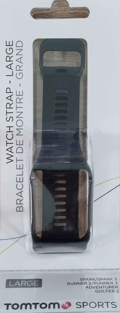 TomTom Smartwatch-Armband TomTom Spark 3 Wechselarmband schwarz L