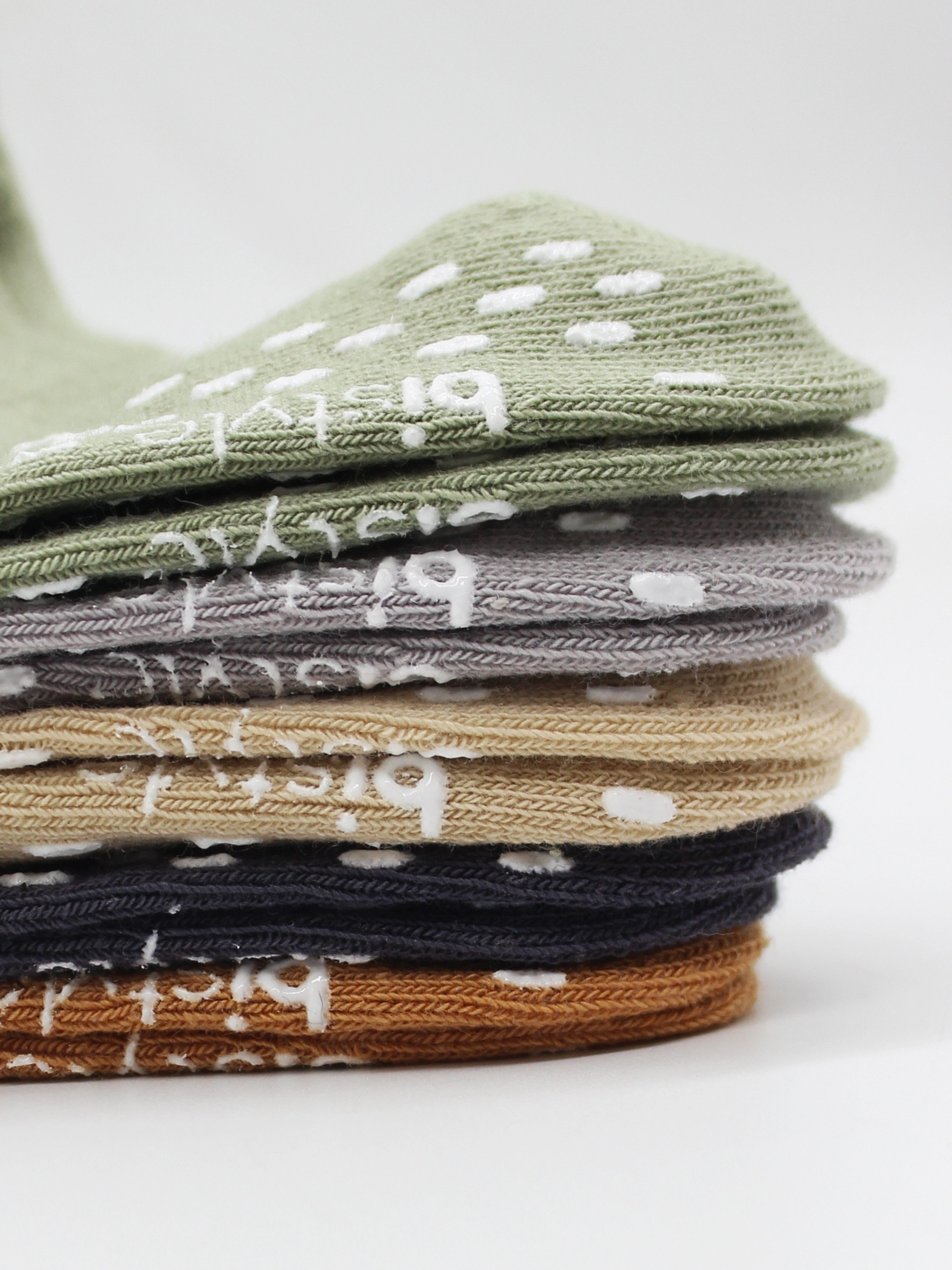 bistyle Basicsocken (5er Pack) ABS für Babys Jungen Mädchen Babysocken (Set, 5-Paar, 5er-Pack) Anti-Rutsch Bio-Baumwolle GOTS ohne drückende Naht 6 Monate - 3 J – Bild 5 von 5