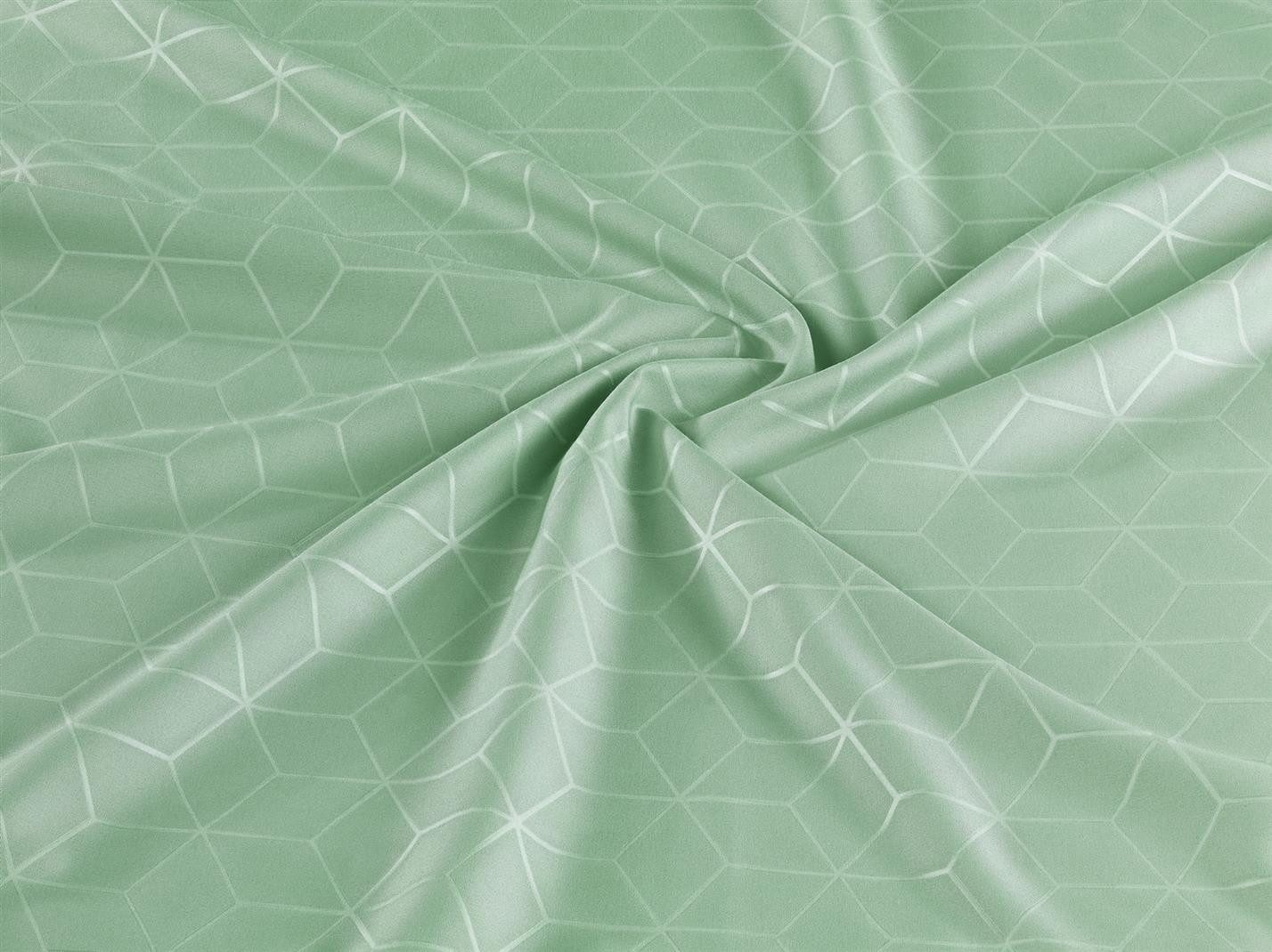 Carpe Sonno Bettwäsche 135x200 Mikrofaser Bettwäsche Set Soft Sommer Reißverschluss Bettwaren, Polyester, 2 teilig, Ganzjahres Bettwäsche Pflegeleicht Bettwaren Grün gemustert