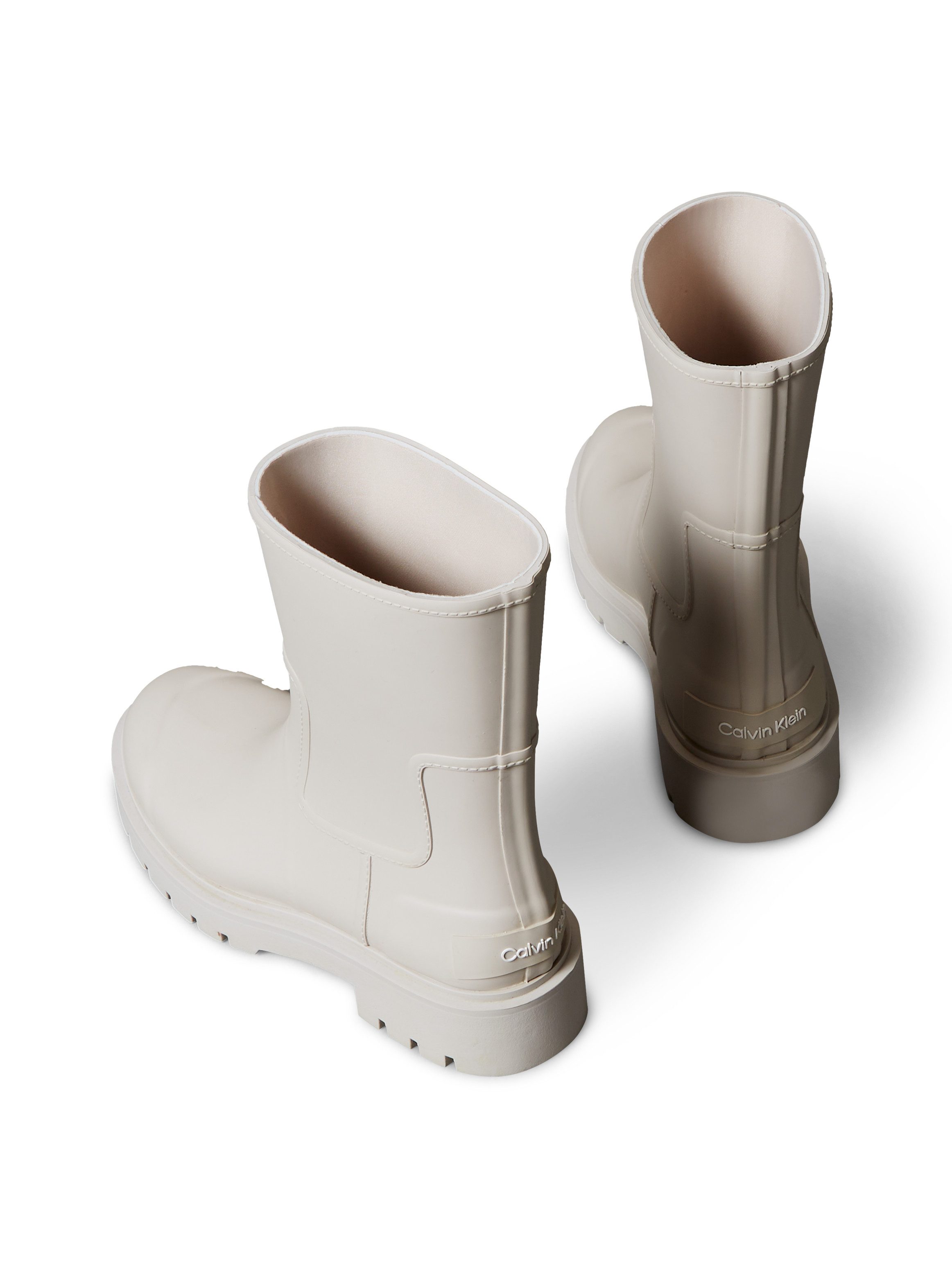 Calvin Klein Jeans MID RAINBOOT RUBBER Gummistiefelette Rainboots, Stiefelette, mit Logoschriftzug