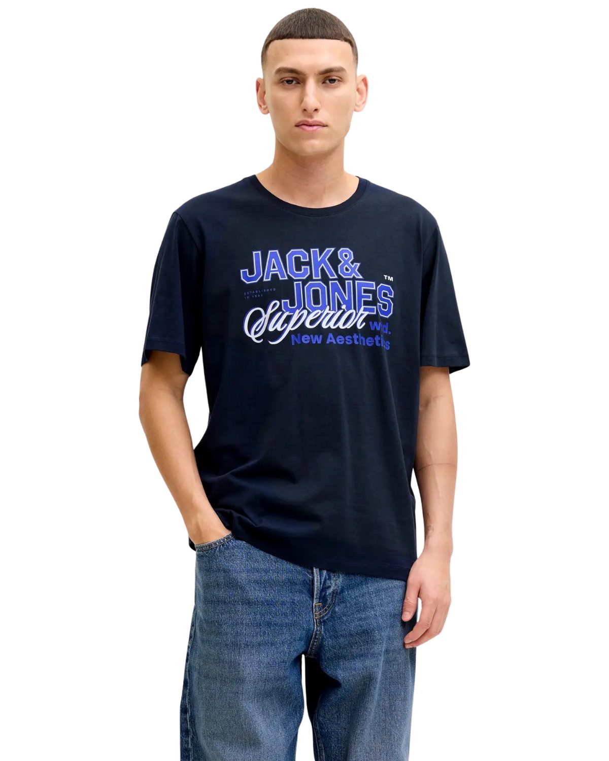 Jack & Jones Print-Shirt stilvolle Slim-Fit und Regular Shirts (Spar Set, 3 günstig online kaufen