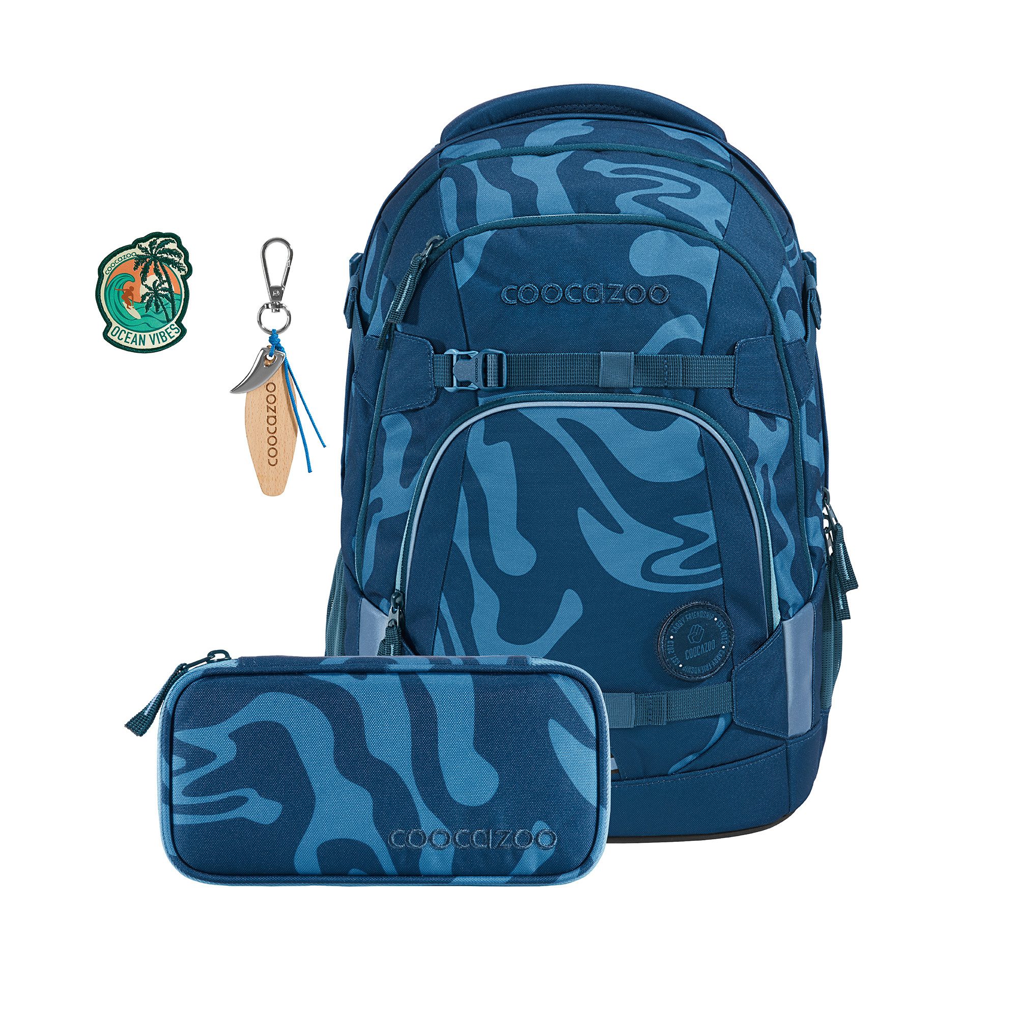 coocazoo Schulranzen Schulrucksack-Set MATE COLOUR UP-Set (4-tlg)