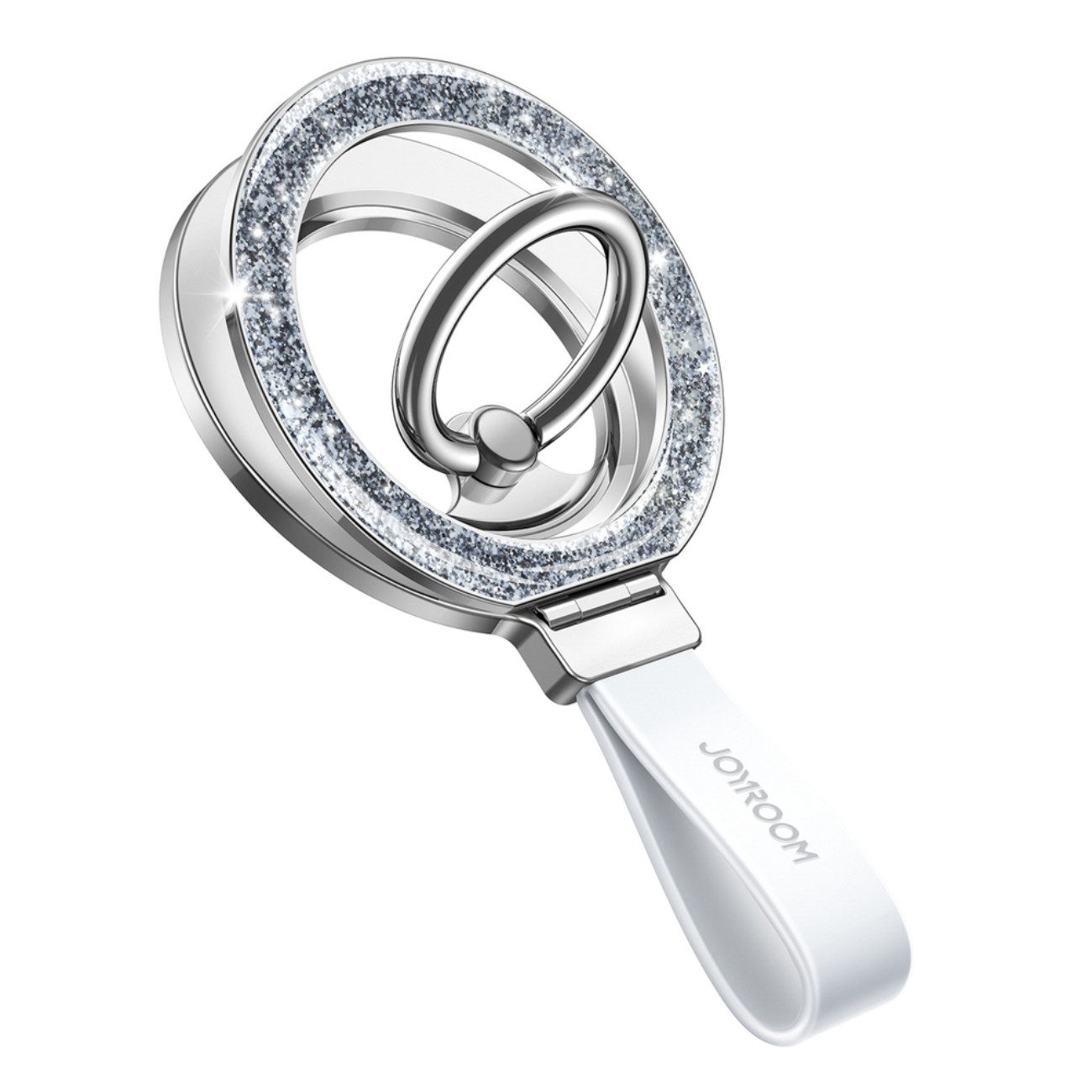 JOYROOM Handy-Halterung JR-ZS425, (Einzelgerät inkl. Metallring, Einzelgerät inkl. Metallring, Magnetischer Ringhalter mit 360° Drehung und Ständer)