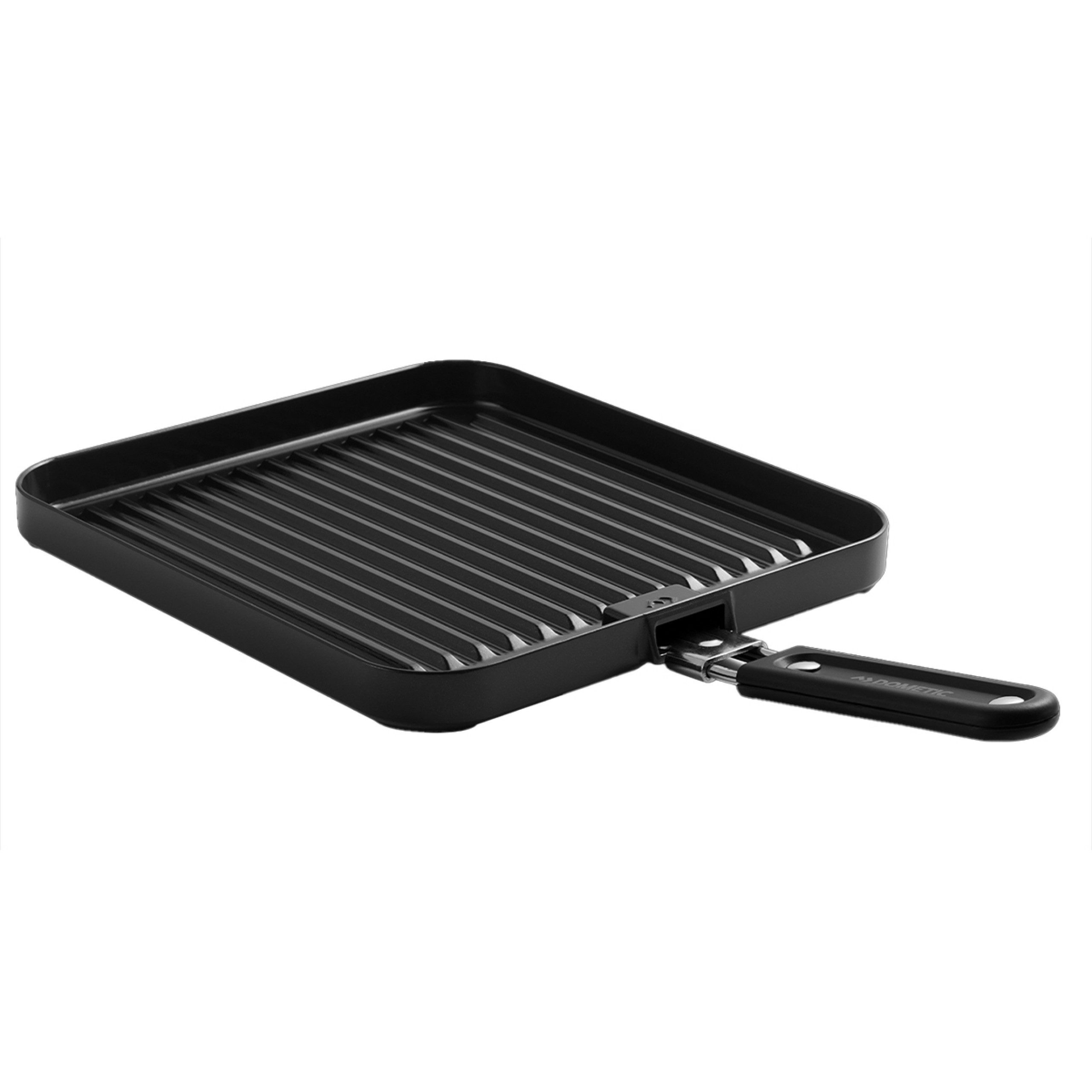 Camping-Gasgrill Cadac Gerippte Universal-Grillplatte für 2-Cook 3 aus Aluminium mit