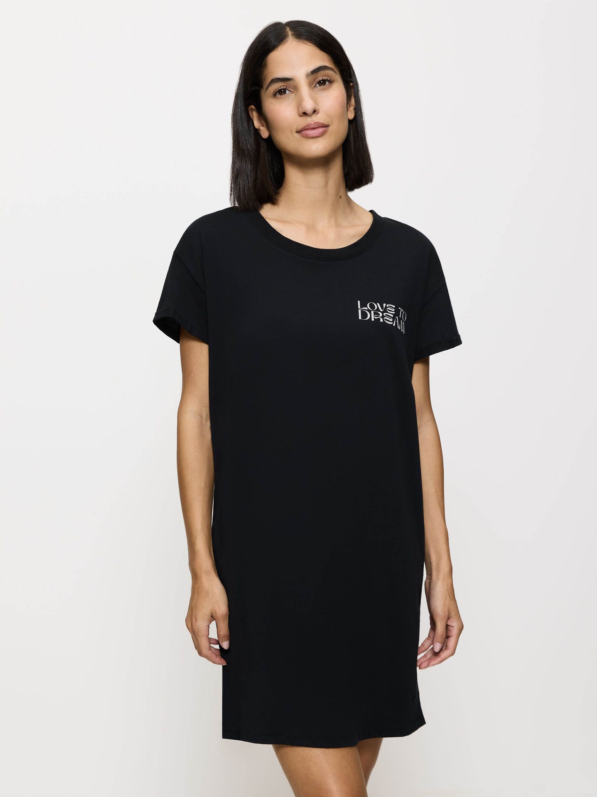Triumph Nachthemd "Nightdresses NDK X", weich, atmungsaktiv, gerippter Rund günstig online kaufen