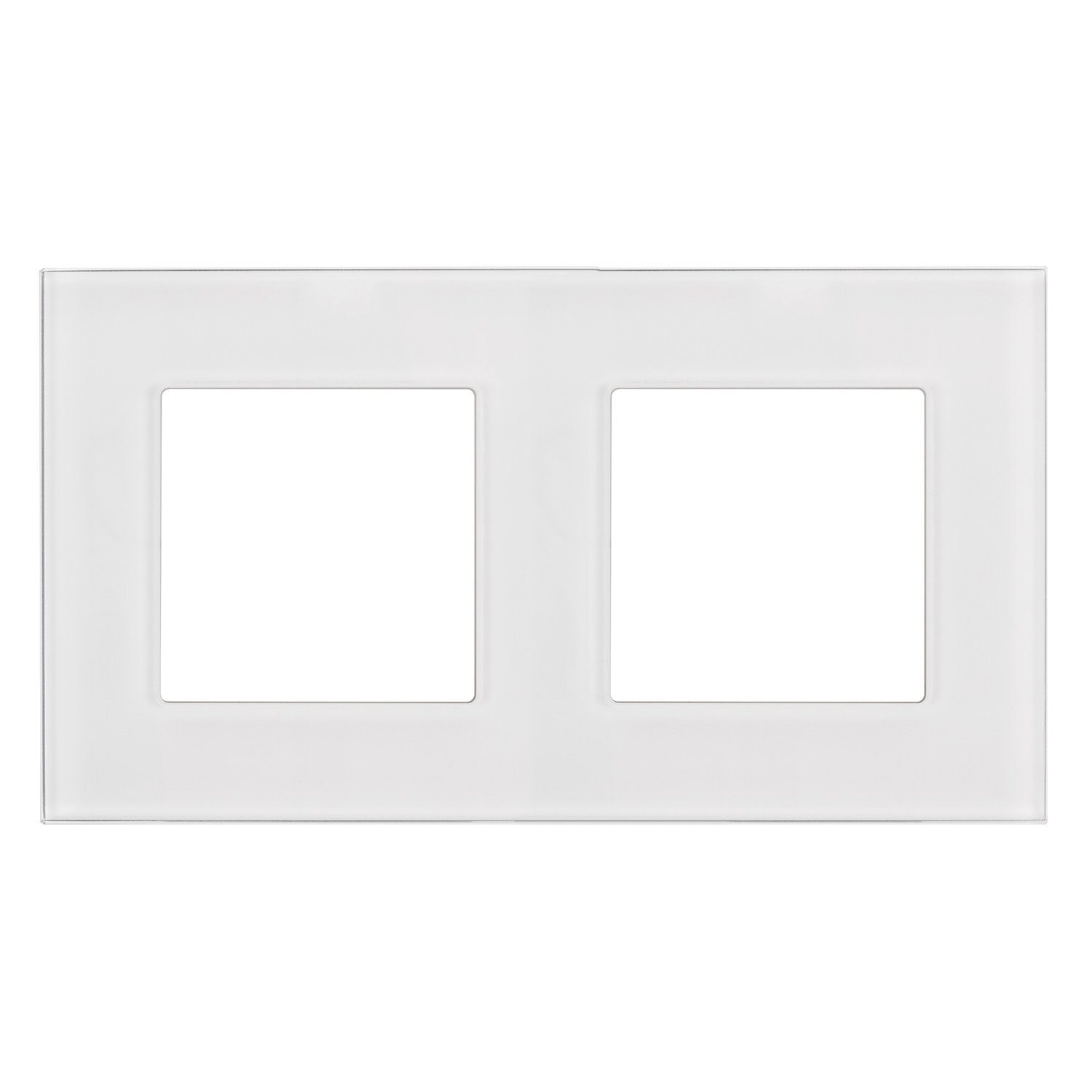 Maclean Steckdose, Modulare Unterputz-Steckdosen [Schuko/USB/LAN/HDMI/TV ] + Glasrahmen