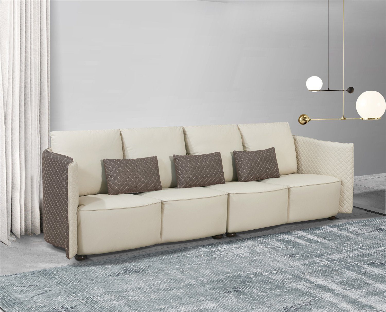 Luxus Möbel JVmoebel Neu, Made in 5-Sitzer Polstersofa Großes Modern Couch Sofa Europe