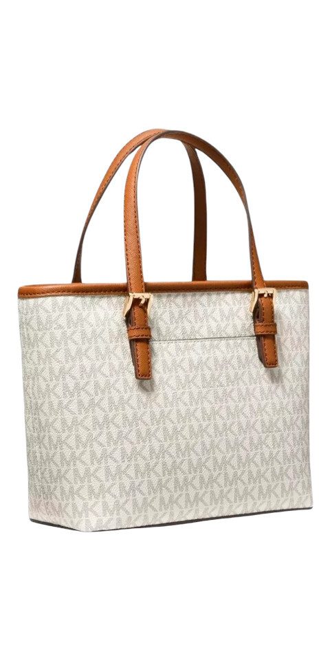 MICHAEL KORS Handtasche Michael Kors Jet Set Travel Damen Tasche Vanilla XS Carryall Tote