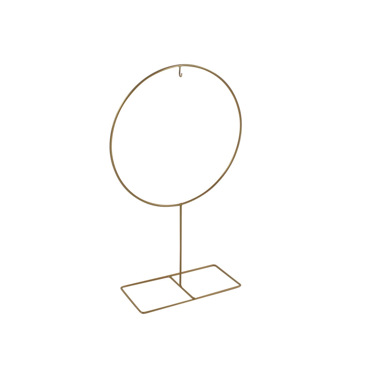 Werner Voß Wanddekoobjekt Dekoring Hoop auf Fuß, gold Metall, 30x12x50 cm
