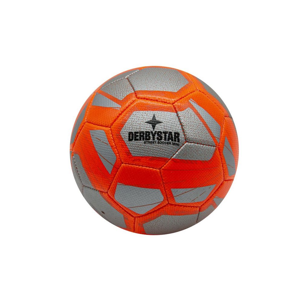 XTREM toys & sports Fußball Derbystar - Mini Fußball- Street Soccer - silber/orange