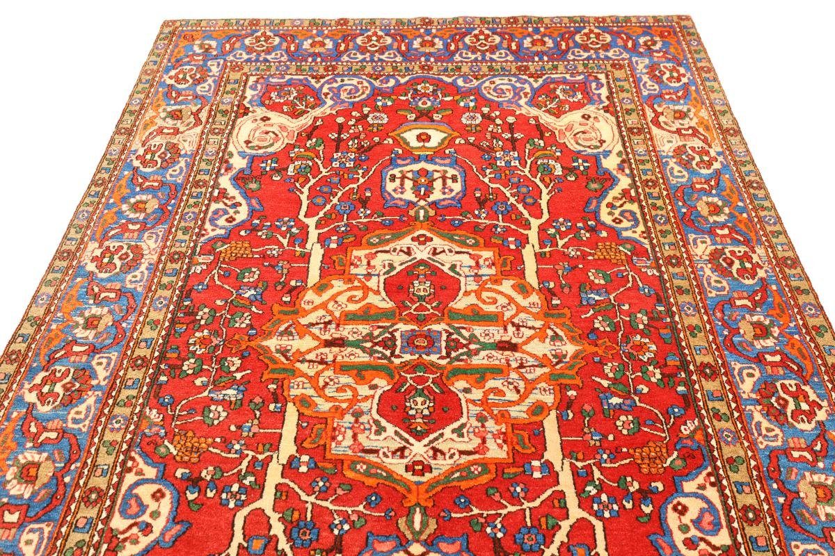 Orientteppich Isfahan 143x218 Höhe: Nain Orientteppich mm Handgeknüpfter Trading, Perserteppich, / rechteckig, 8 Antik