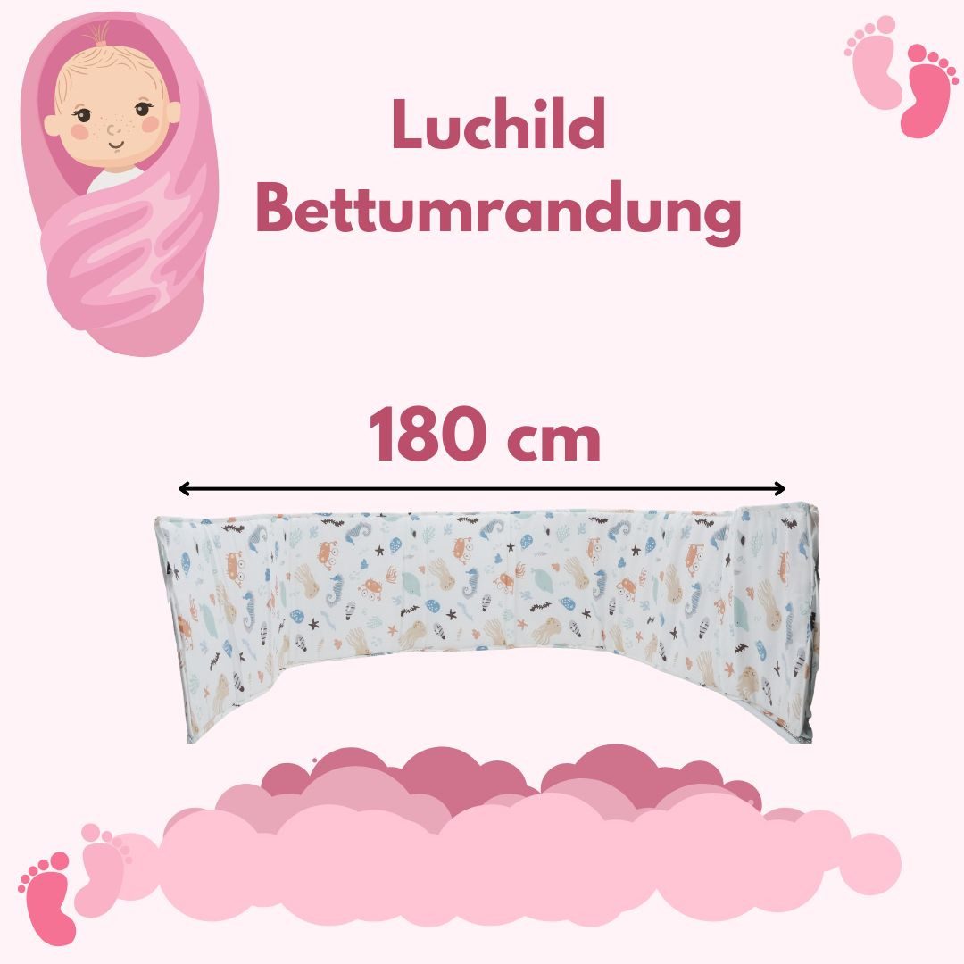 Luchild Bettumrandung, Höhe 28 mm, (Gepolsterte günstig online kaufen