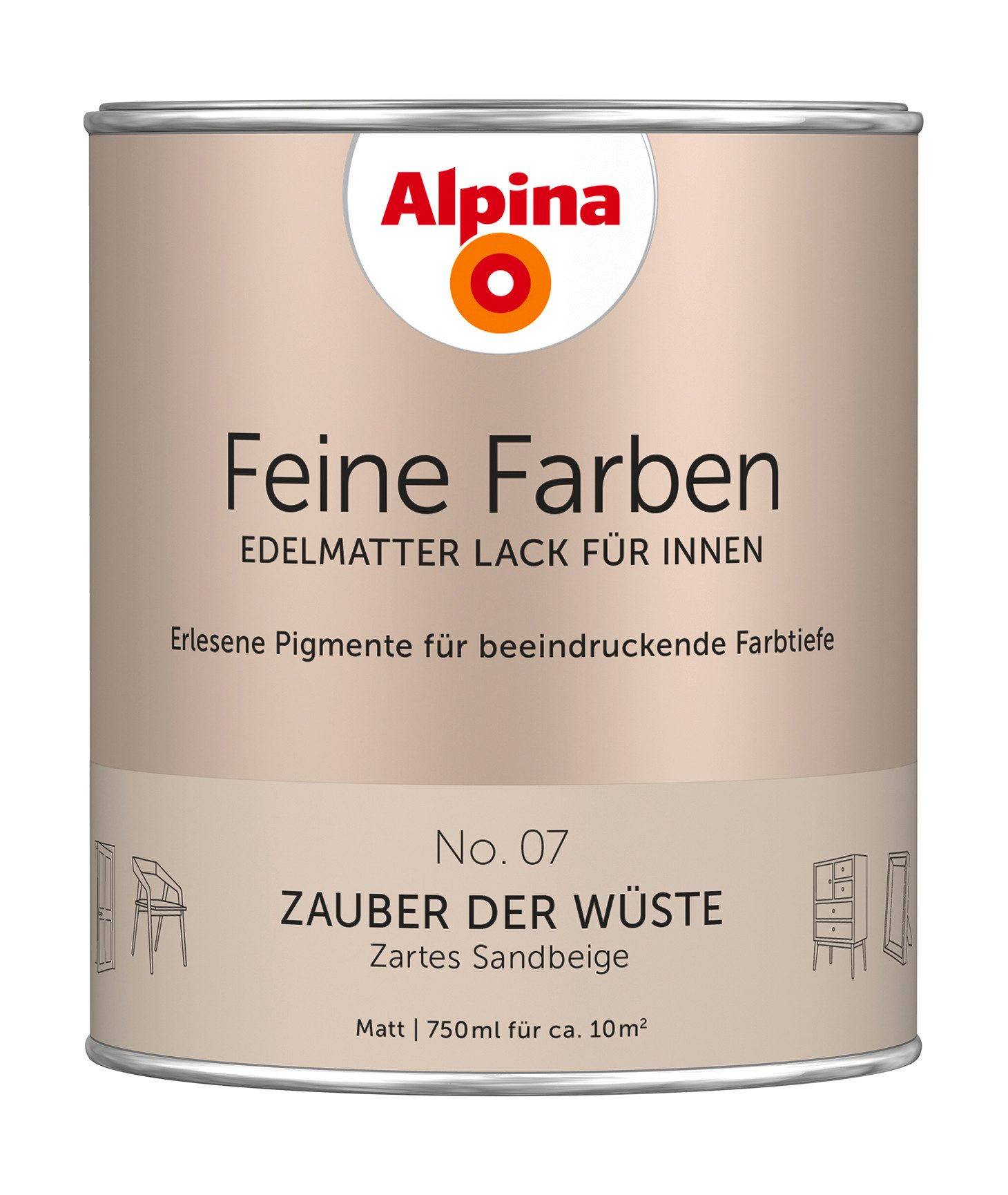 Alpina Lack Feine Farben Lack 750ml