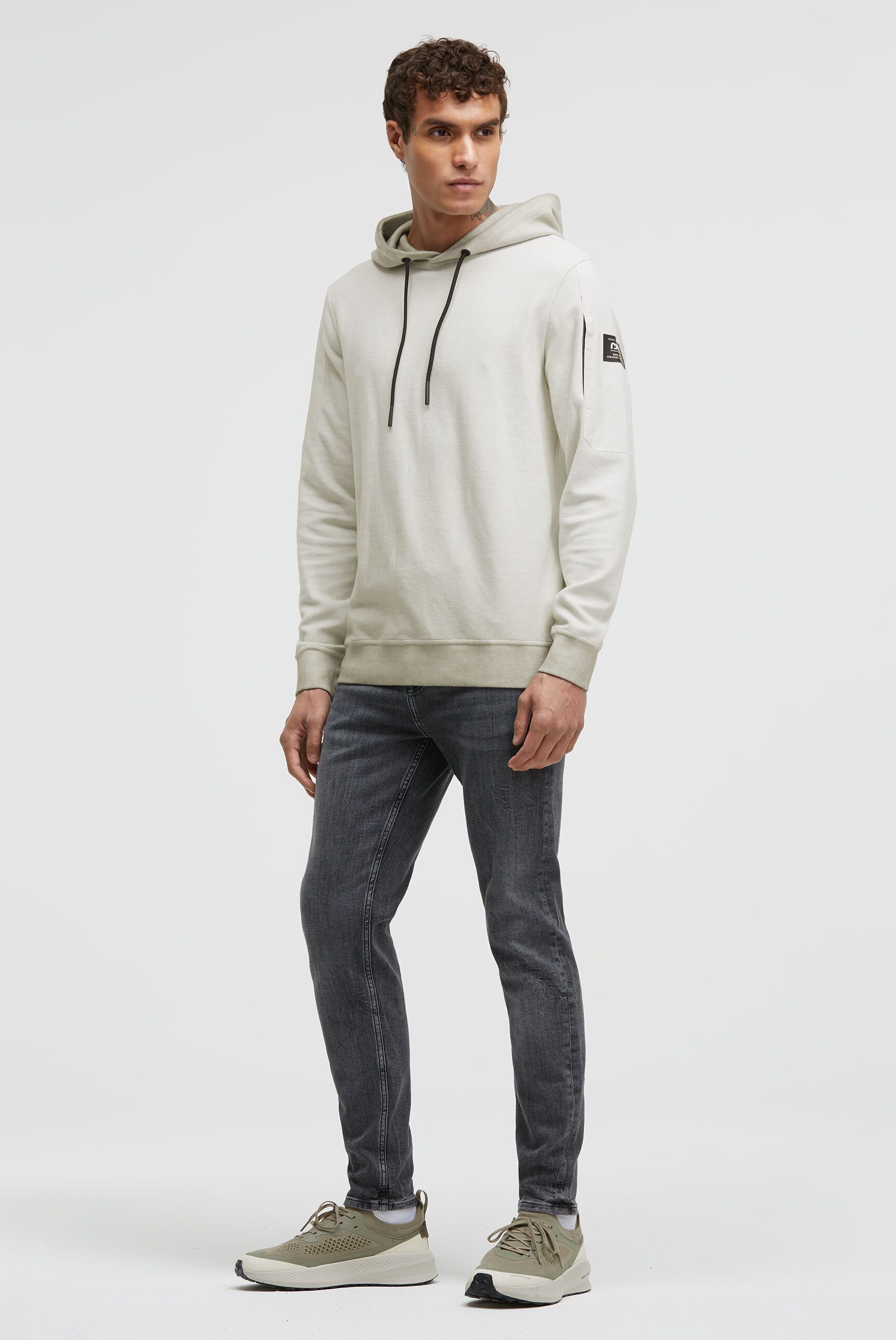 CMPD Kapuzensweatshirt mit Ärmeltasche