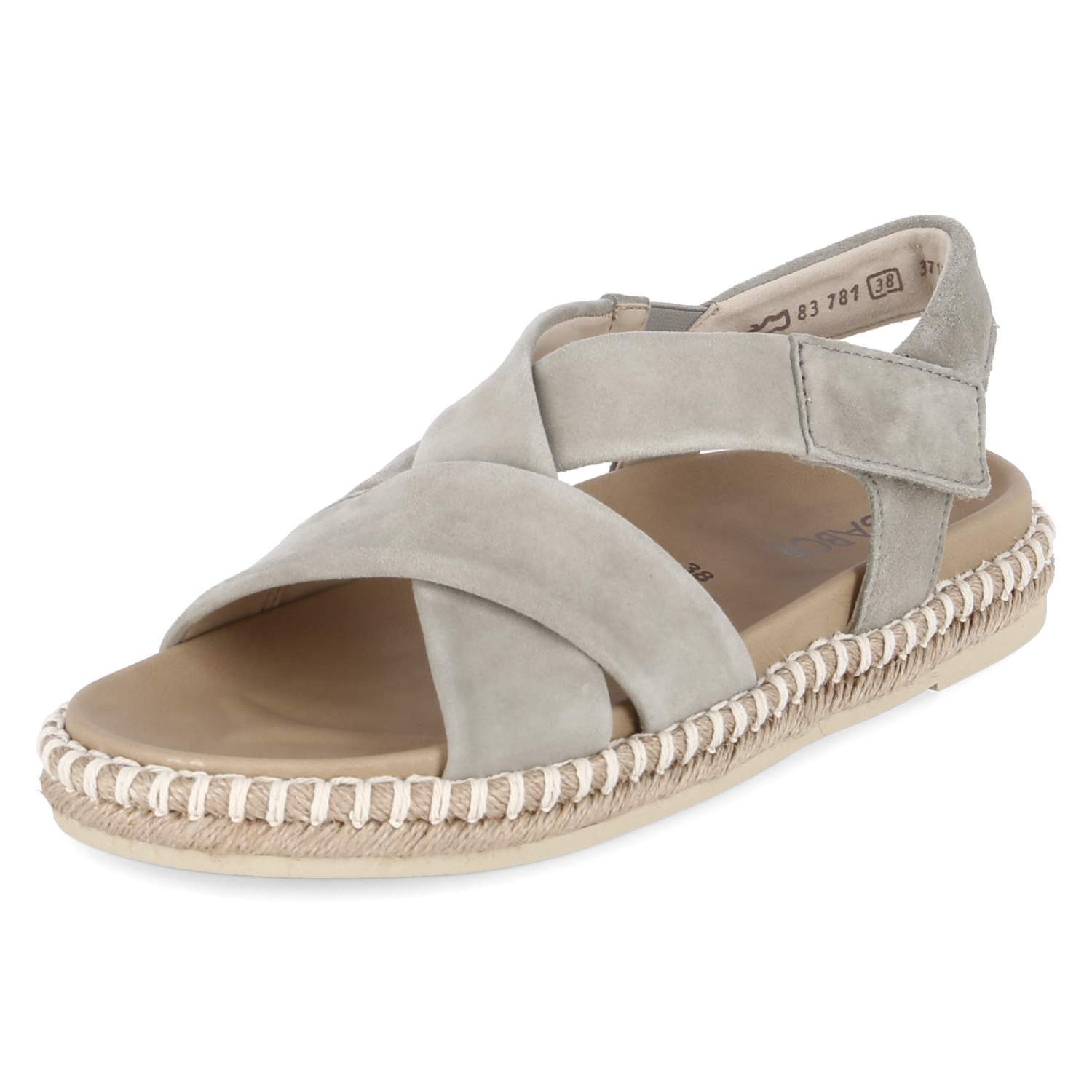 Gabor Gabor 83.781.11 Damen Rauleder green Sandalette