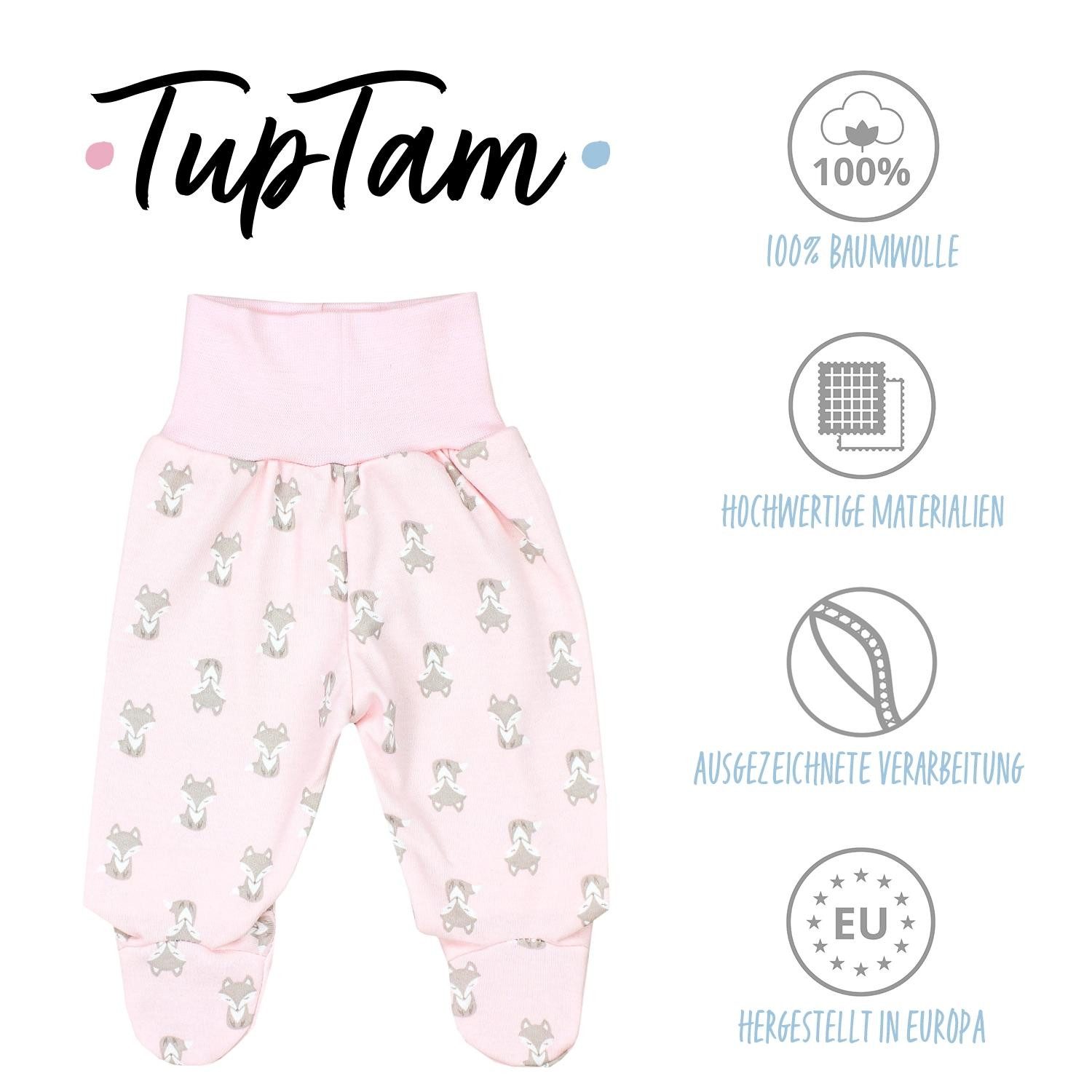 TupTam Schlupfhose TupTam Baby Unisex Hose mit Fuß Bunte 5er Pack