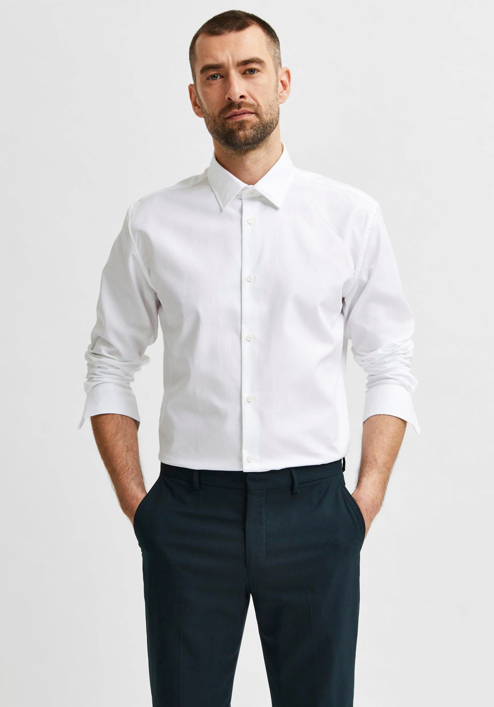 SELECTED HOMME Langarmhemd REGETHAN SHIRT günstig online kaufen