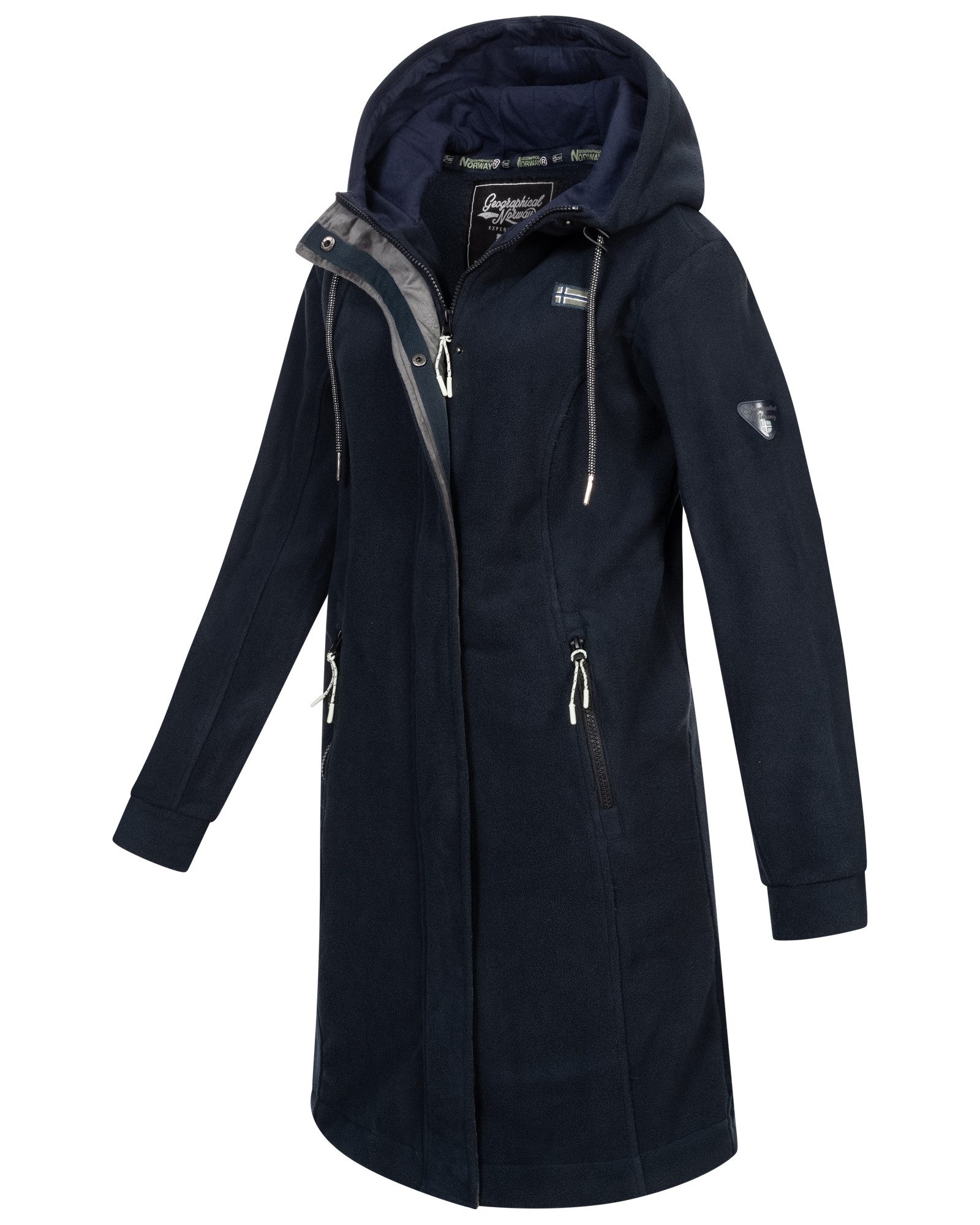 Geographical Norway Fleecejacke Damen Teddy Fleece Jacke Herbst Winter Jack günstig online kaufen