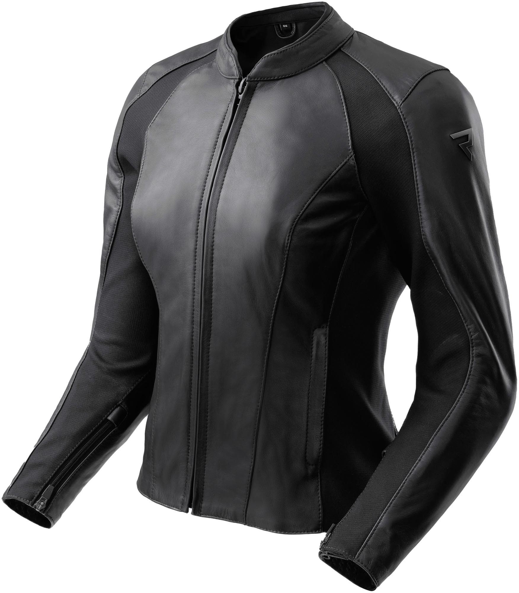 Rebelhorn Motorradjacke Siena Damen Motorrad Lederjacke Verbindungsreißverschluss,Ellenbogenprotektoren enthalten,Schulte