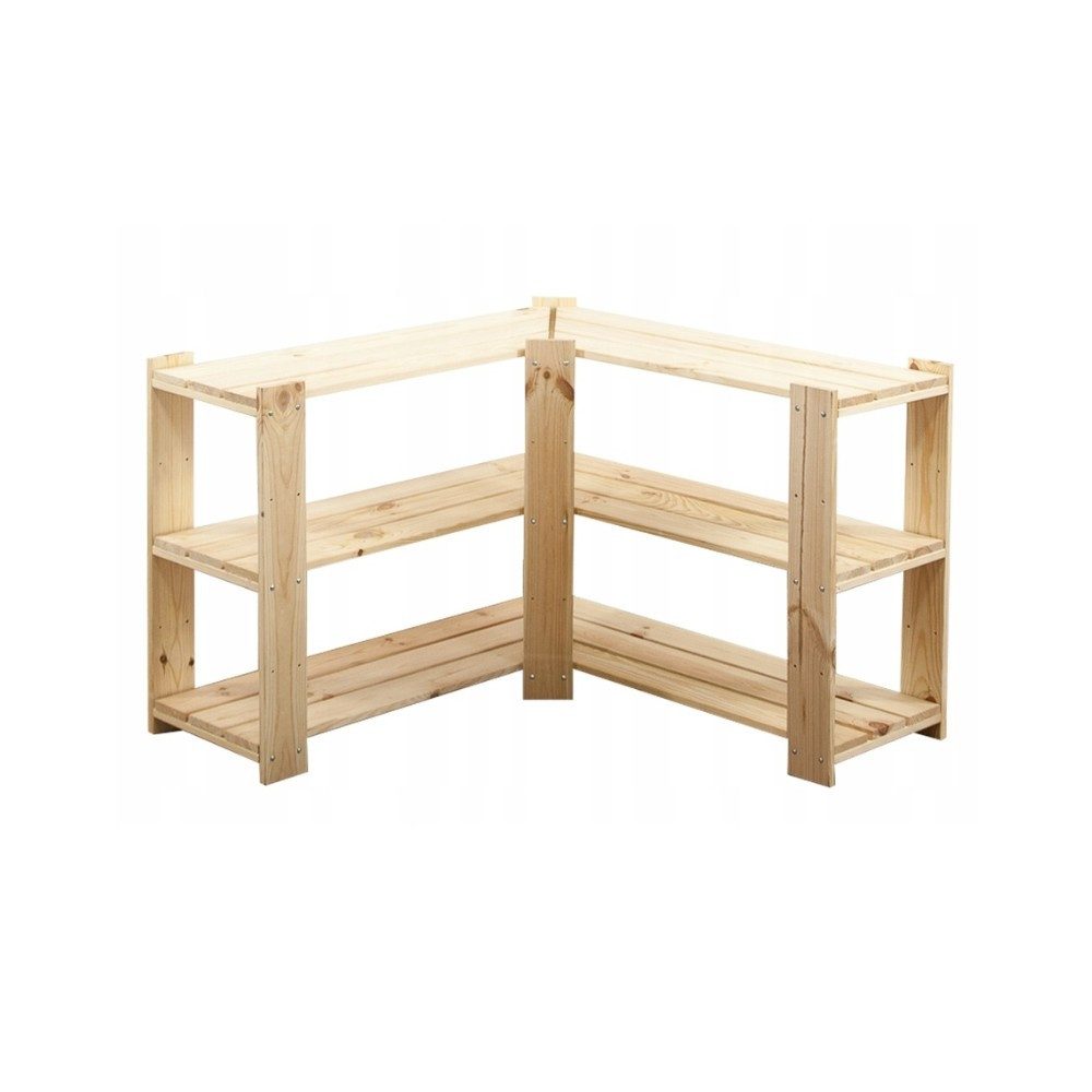 PROREGAL® Eckregal WOODLAND, HxBxT 64x80x50cm, Fachl. günstig online kaufen