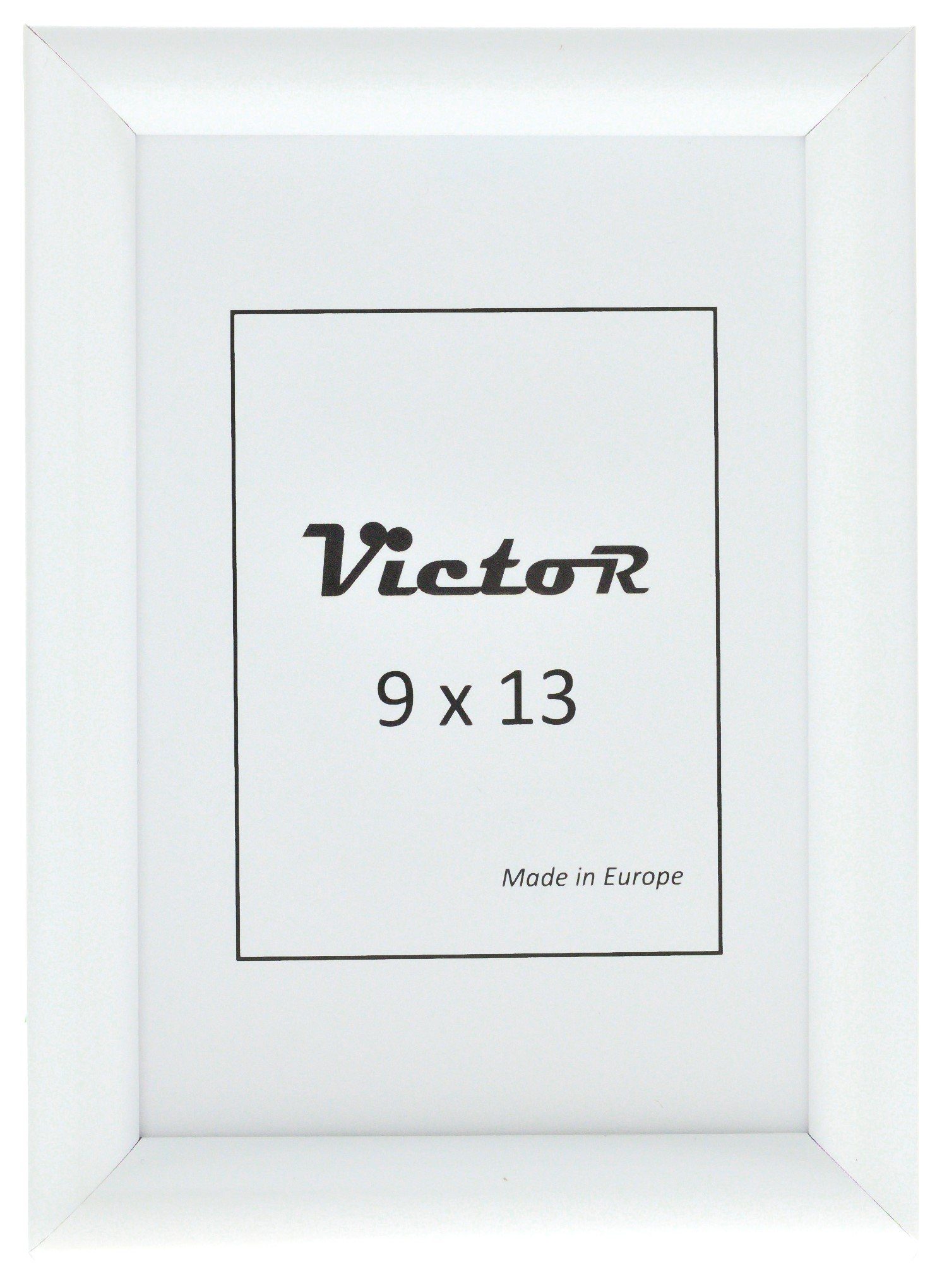 Victor (Zenith) Bilderrahmen David, in weiß, 9x13 cm, Leiste: 14x17mm, Kunststoff Rahmen
