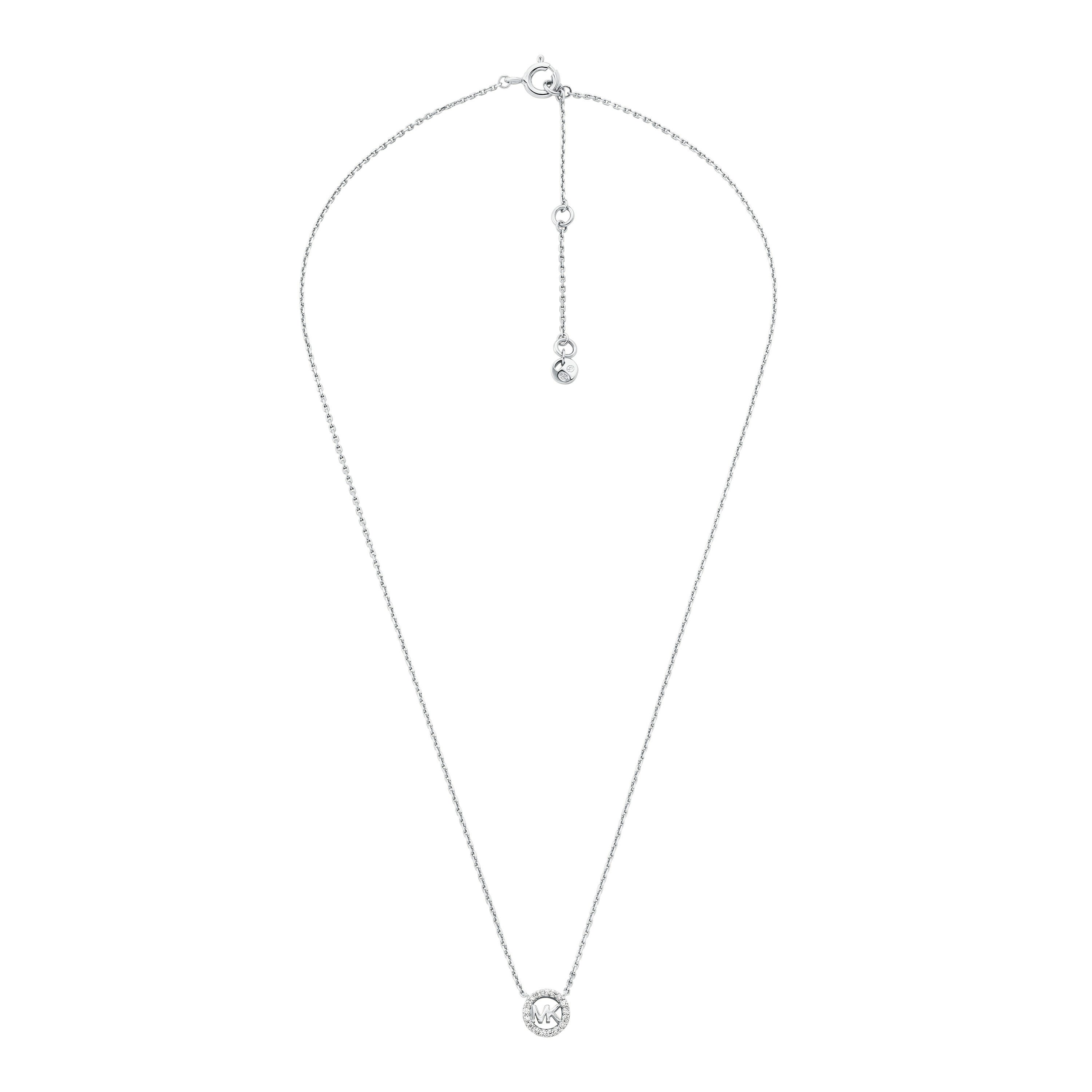MICHAEL KORS Ohrring und Ketten Set Multipack Schmuck Geschenk Silber 925 PREMIUM (Set, 3-tlg), mit Zirkonia (synth)