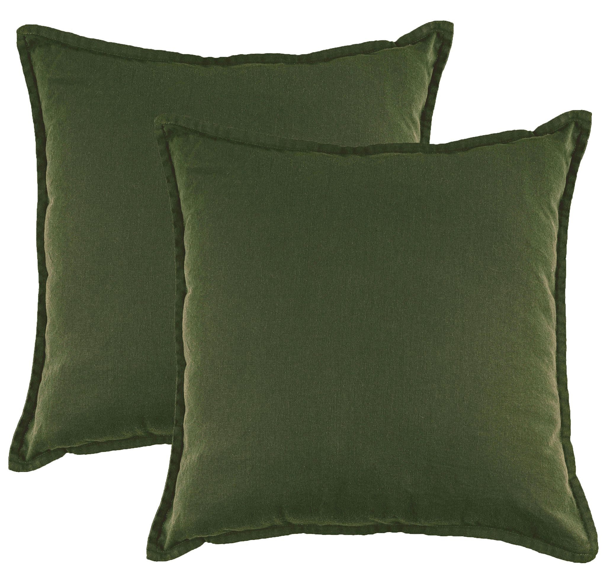 JACK Kissenbezüge 45x45cm 2er Set Kissenhülle Leinenoptik Mistral, (2 Stück), große Auswahl, Uni, Bunt, Baumwolle, Bezug