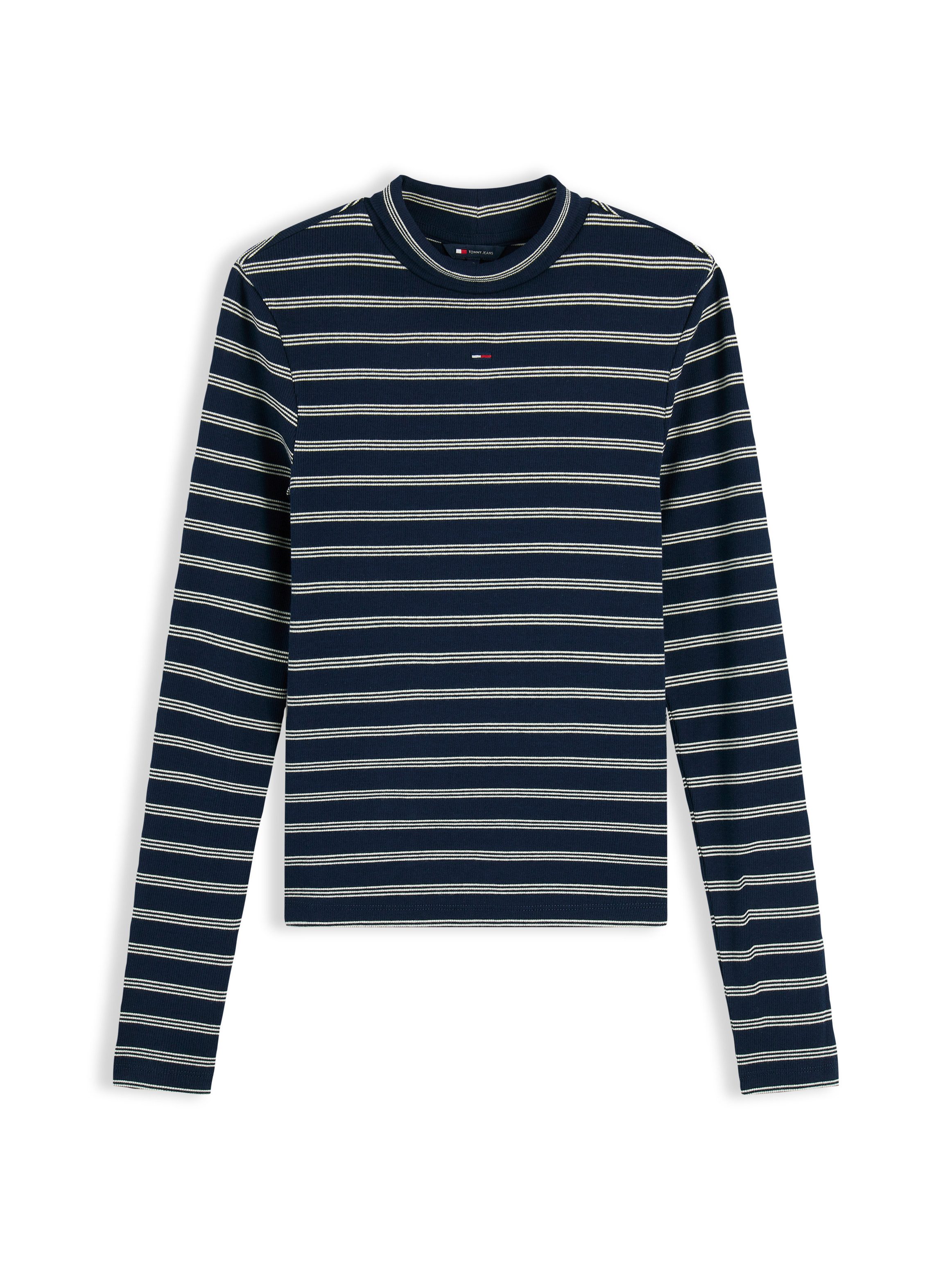Tommy Jeans Langarmshirt TJW ESSENTIAL MOCK NECK Baumwollmischung – Bild 5 von 5