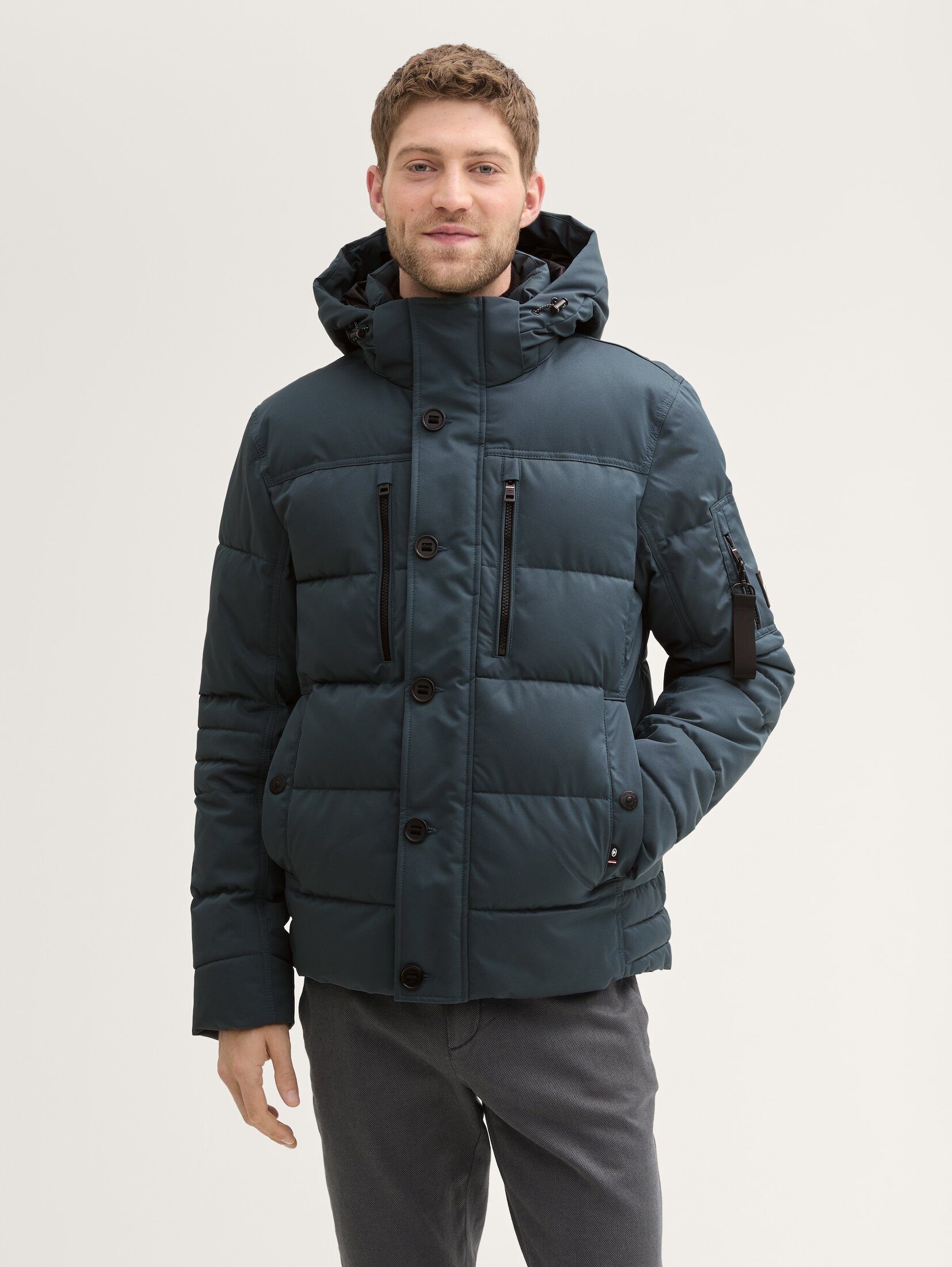 TOM TAILOR Winterjacke Pufferjacke mit abnehmbarer günstig online kaufen