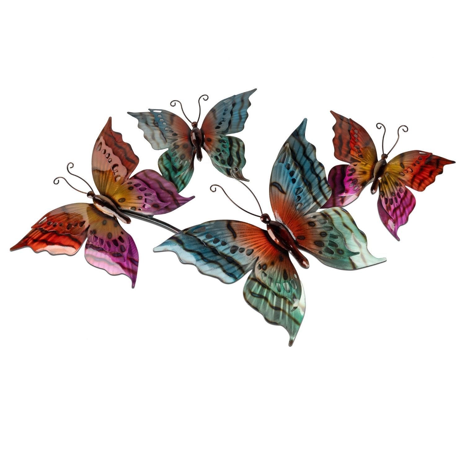 formano Wanddekoobjekt Sommerzeit, Höhe: 50cm, Farbe: Mehrfarbig, Motiv: Schmetterling