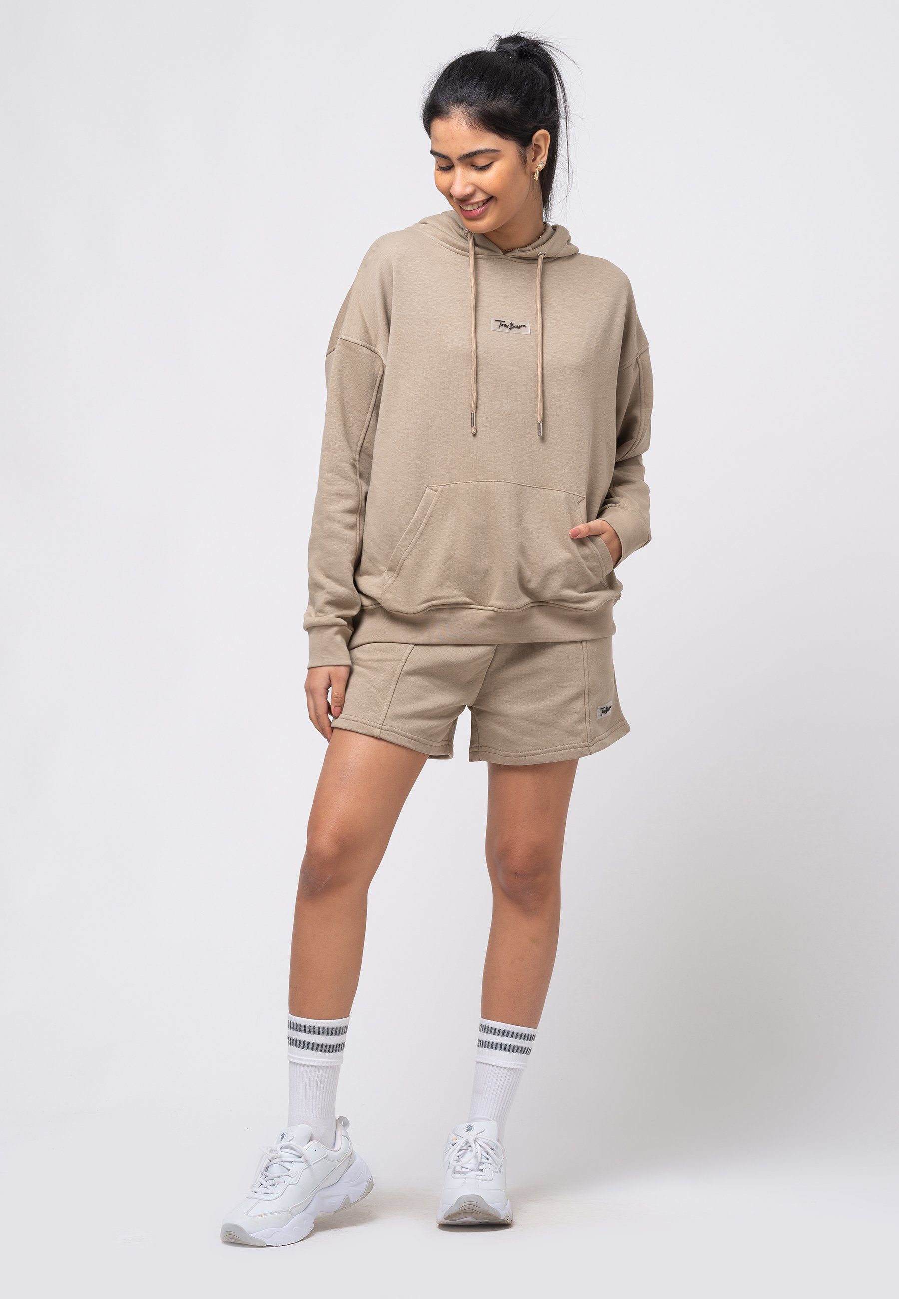 Tom Barron Freizeitanzug WOMEN OVERSIZE FIT SWEATSHIRT AND SHORT SETS