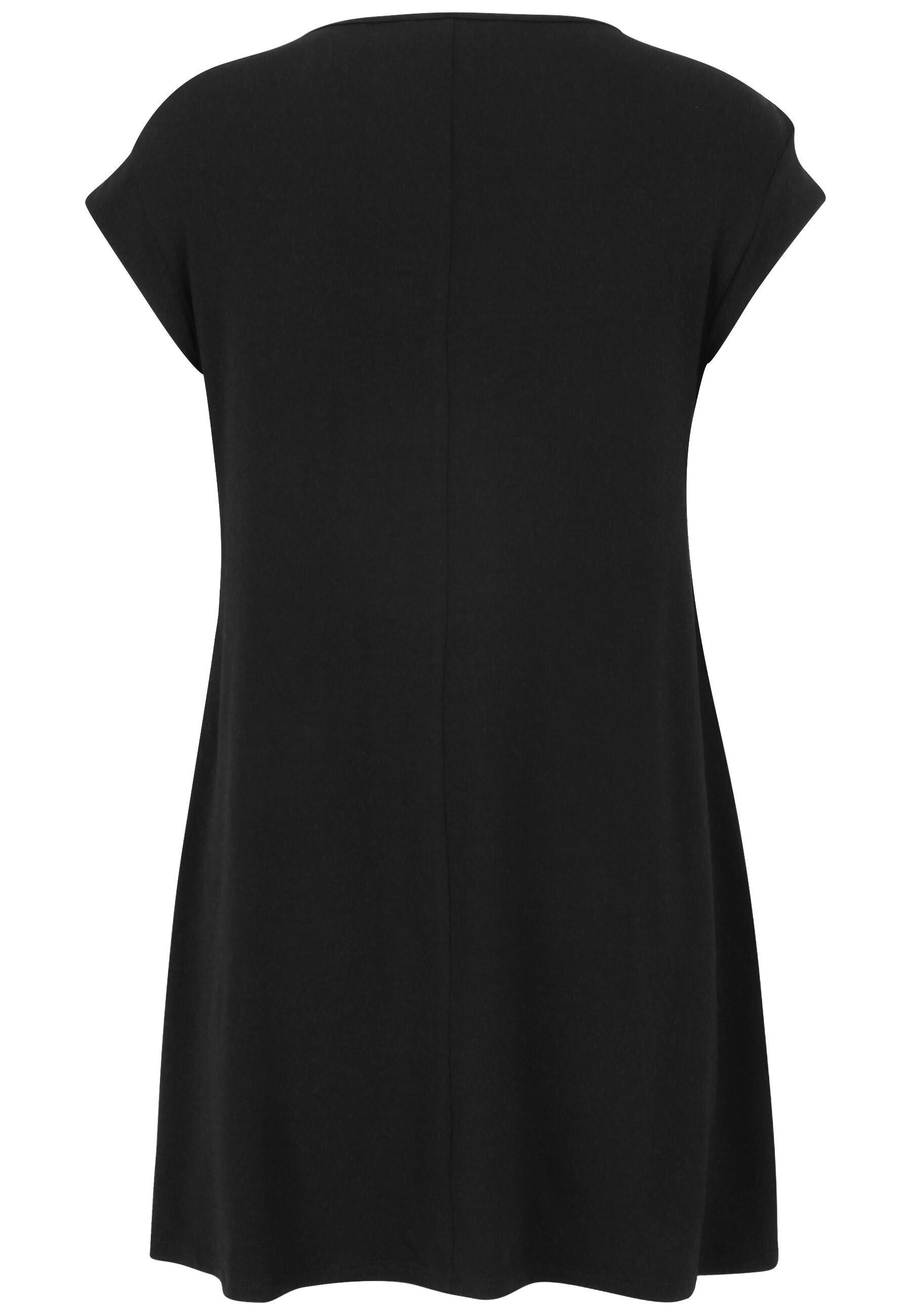 Doris Streich Longshirt (1-tlg) mit Kontrasteinsatz günstig online kaufen