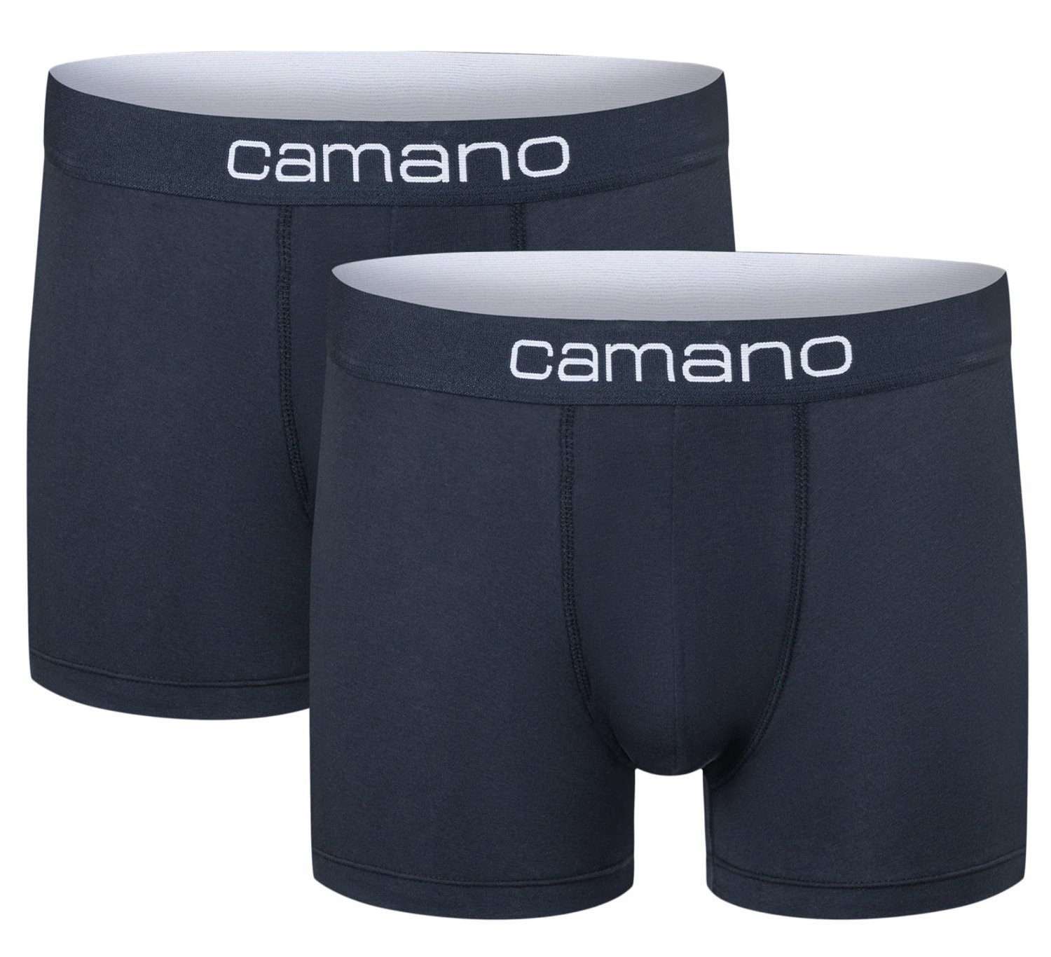 Camano Boxershorts "comfort" 2er Pack, mit elastischem Logobund günstig online kaufen