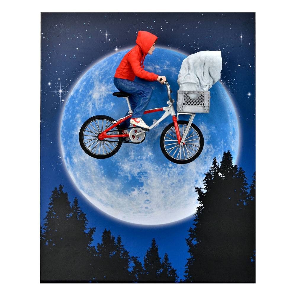 NECA Actionfigur E.T. - Der Außerirdische Elliott & E.T. on Bicycle 13 cm
