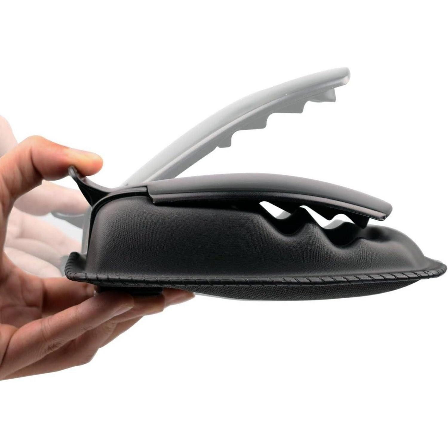 LuxusKollektion Navigationsgeräte-Halterung Handyhalterung Auto Armaturenbrett GPS 2in1 Schwarz mit dickem Silikon – Bild 4 von 5
