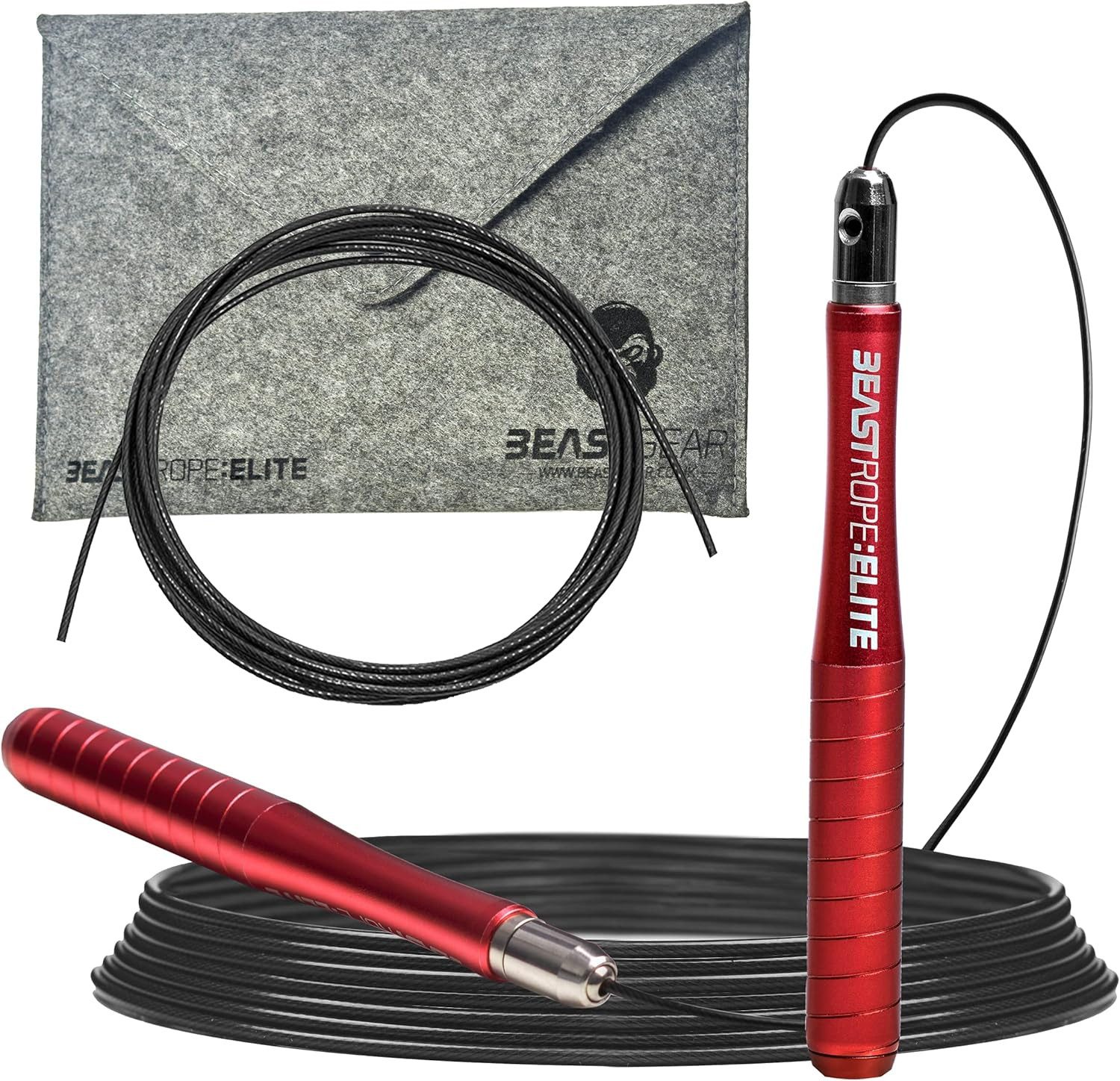 Beast Gear Springseil Springseil Erwachsene Fitness Jump Rope 3 m verstellbar