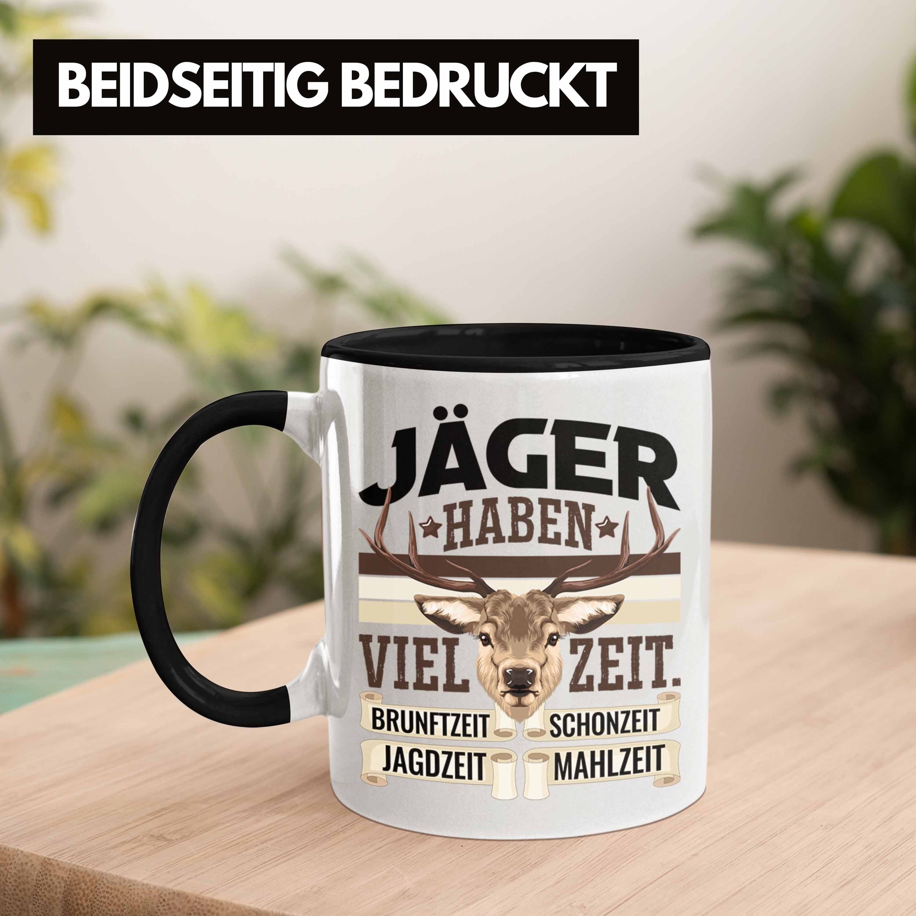 Jäger Haben Spruch Jäger für Viel Männer Trendation Zeit Geschenk Ja Tasse Schwarz Tasse Becher