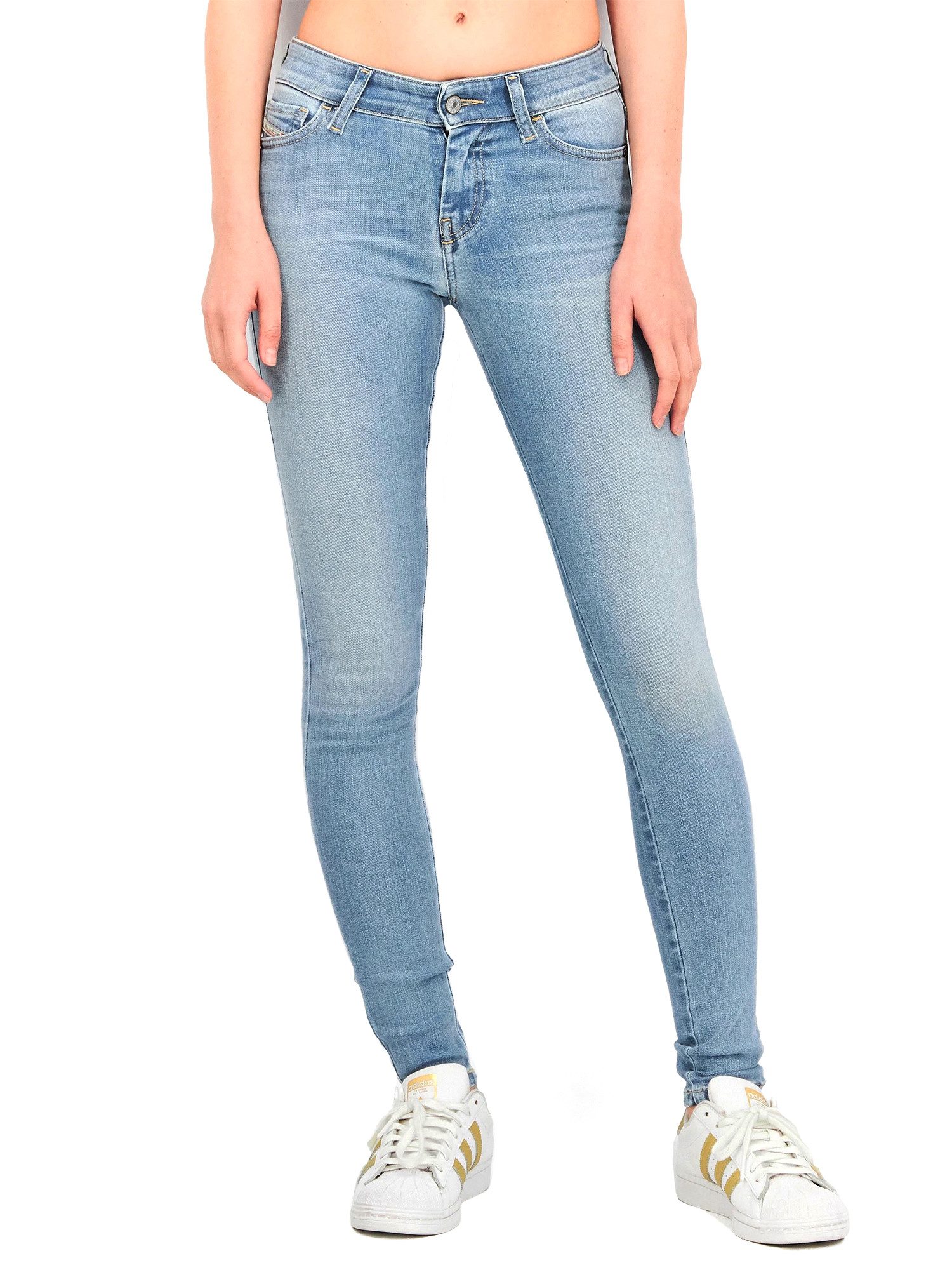 Diesel Skinny-fit-Jeans sehr schmale Beinform - 2017 D-Slandy R096L