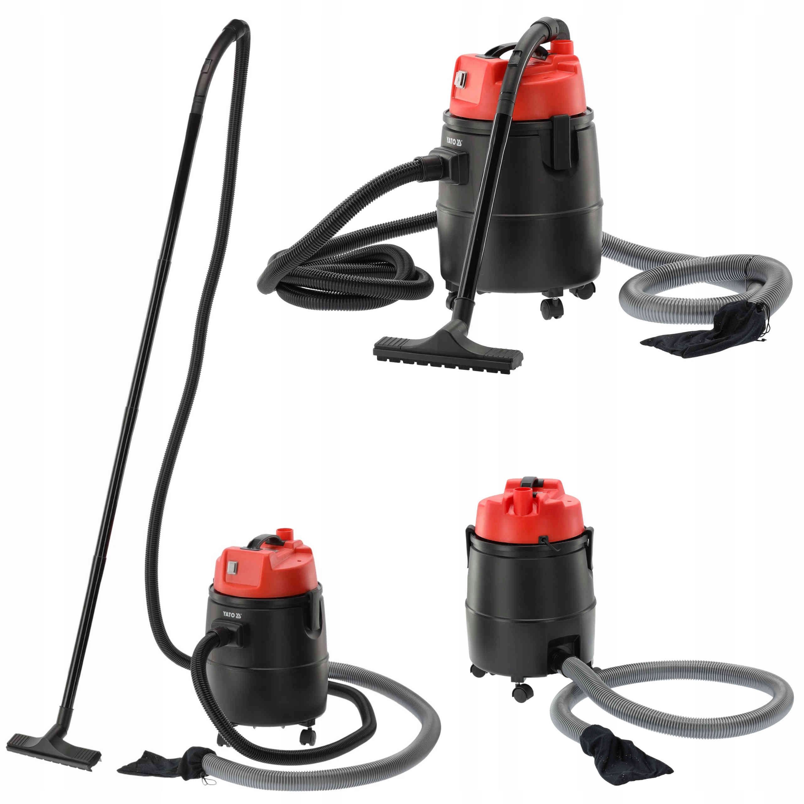 Yato Nass-Trocken-Sauger Nass-/ Trockensauger 1400W, 30 Liter, Teichsauger IP44, 1400 W, für Reinigungsarbeiten