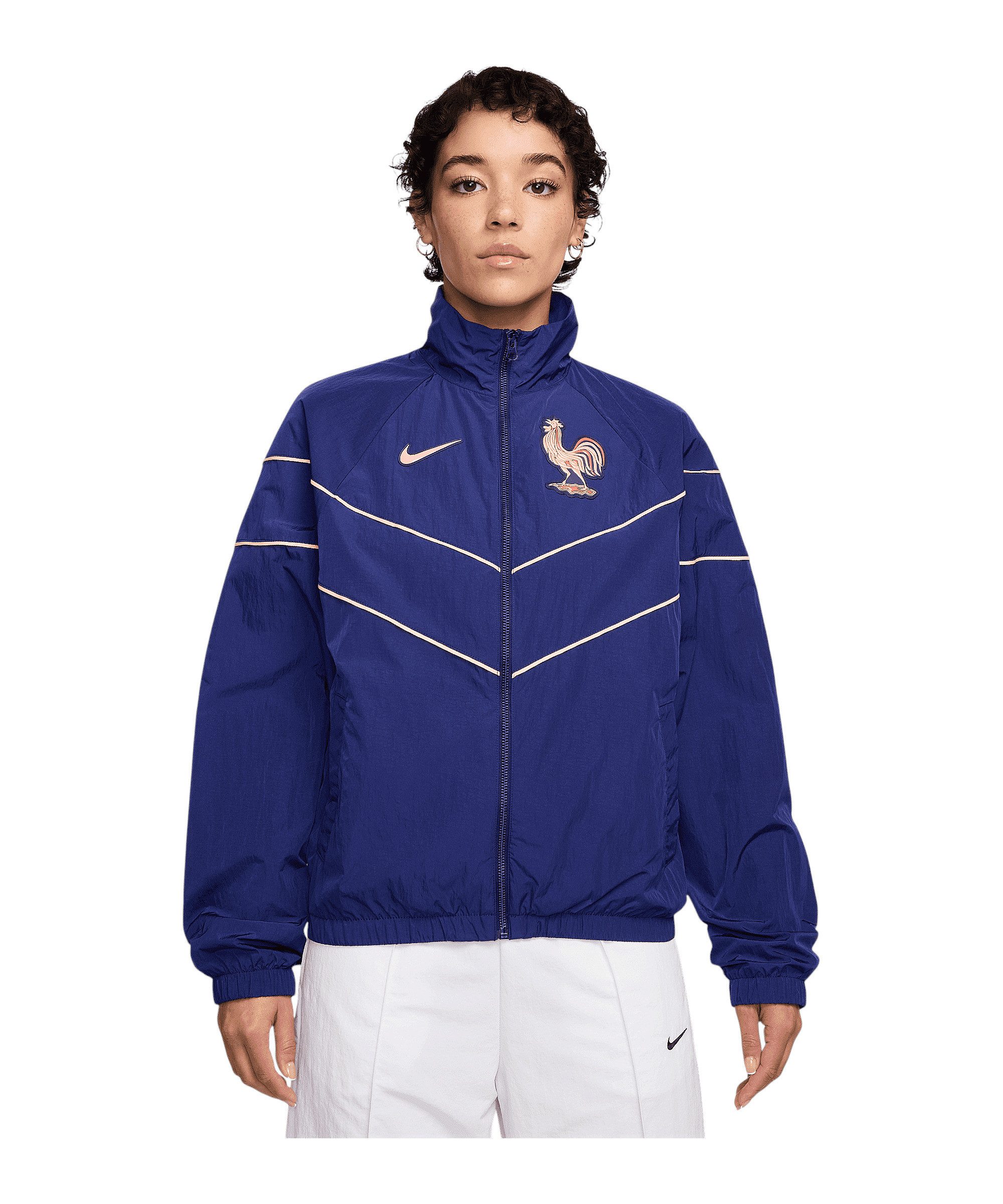 Nike Sweatjacke Nike Performance Frankreich Woven Jacke Damen Polyester