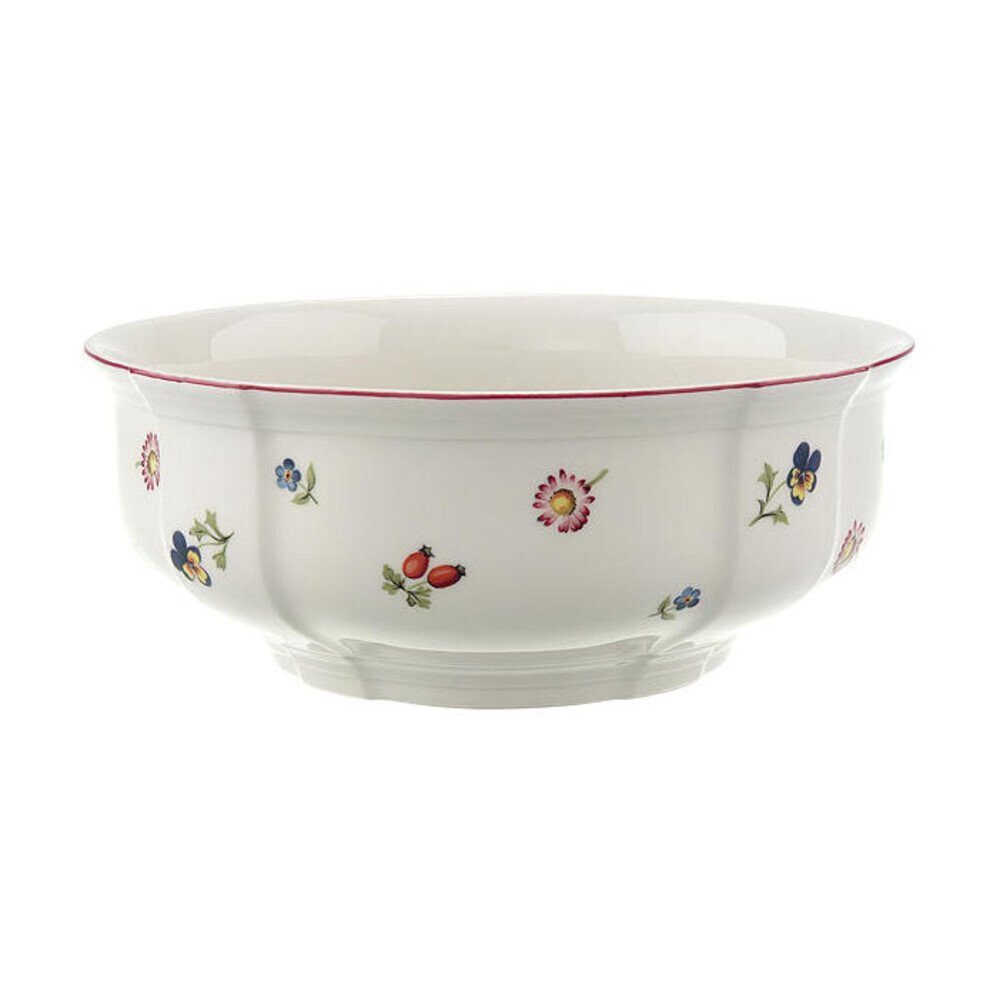 Villeroy & Boch Schüssel Schüssel 21 cm Petite Fleur, Premium Porcelain, (Gläserset, 1-tlg), Schüssel, Servierschüssel, Salatschüssel, Made in Germany, bunt